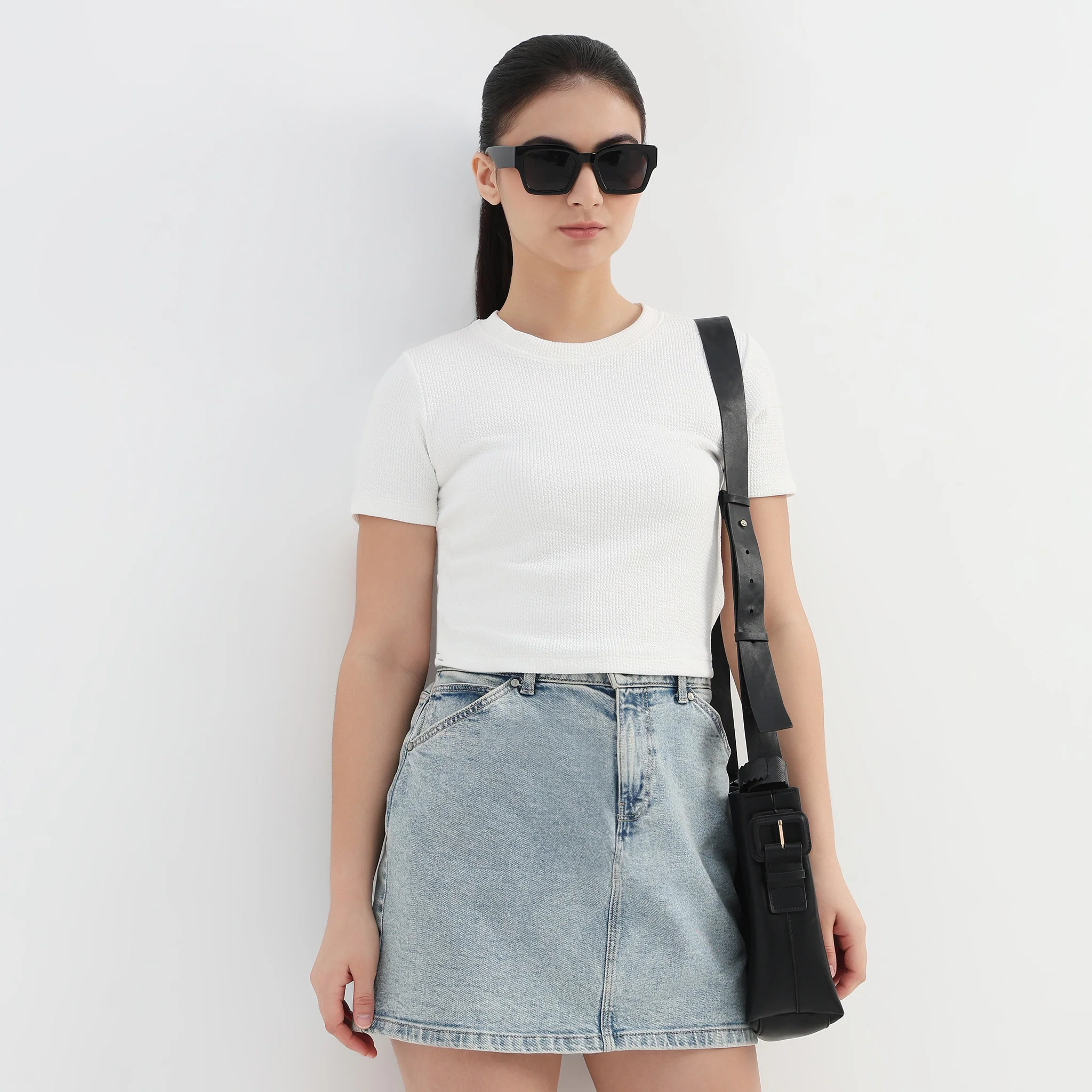 Slim Fit Crop T-Shirt - Image 2