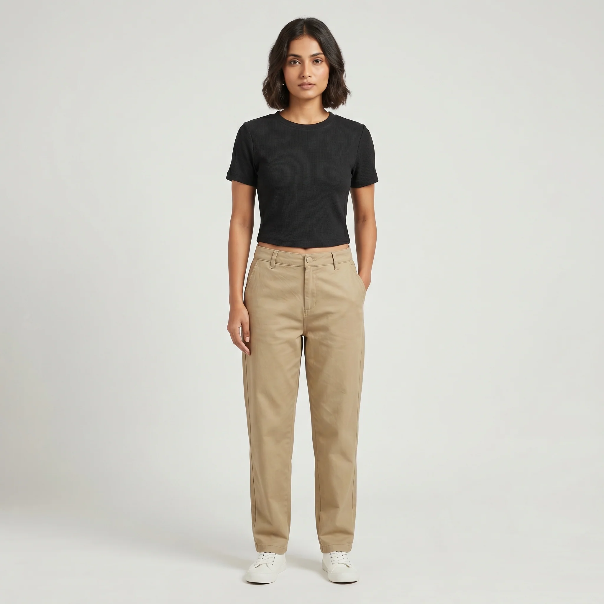 Slim Fit Crop T-Shirt - Image 6