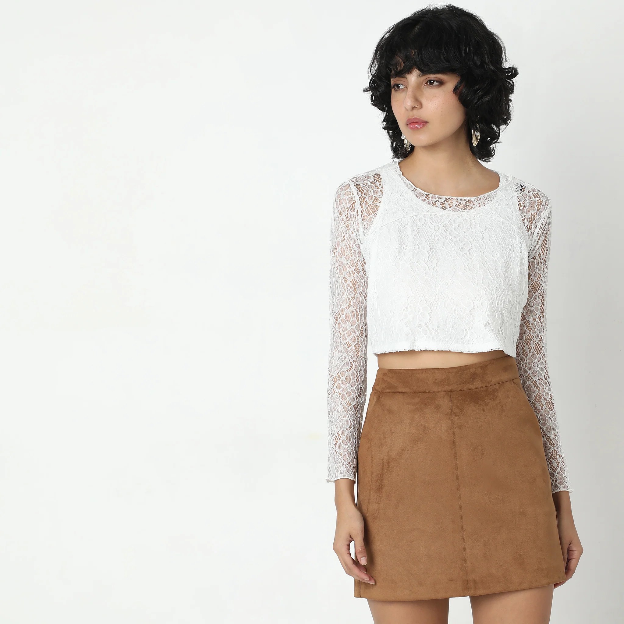 Slim Fit Embroidered Top - Image 2