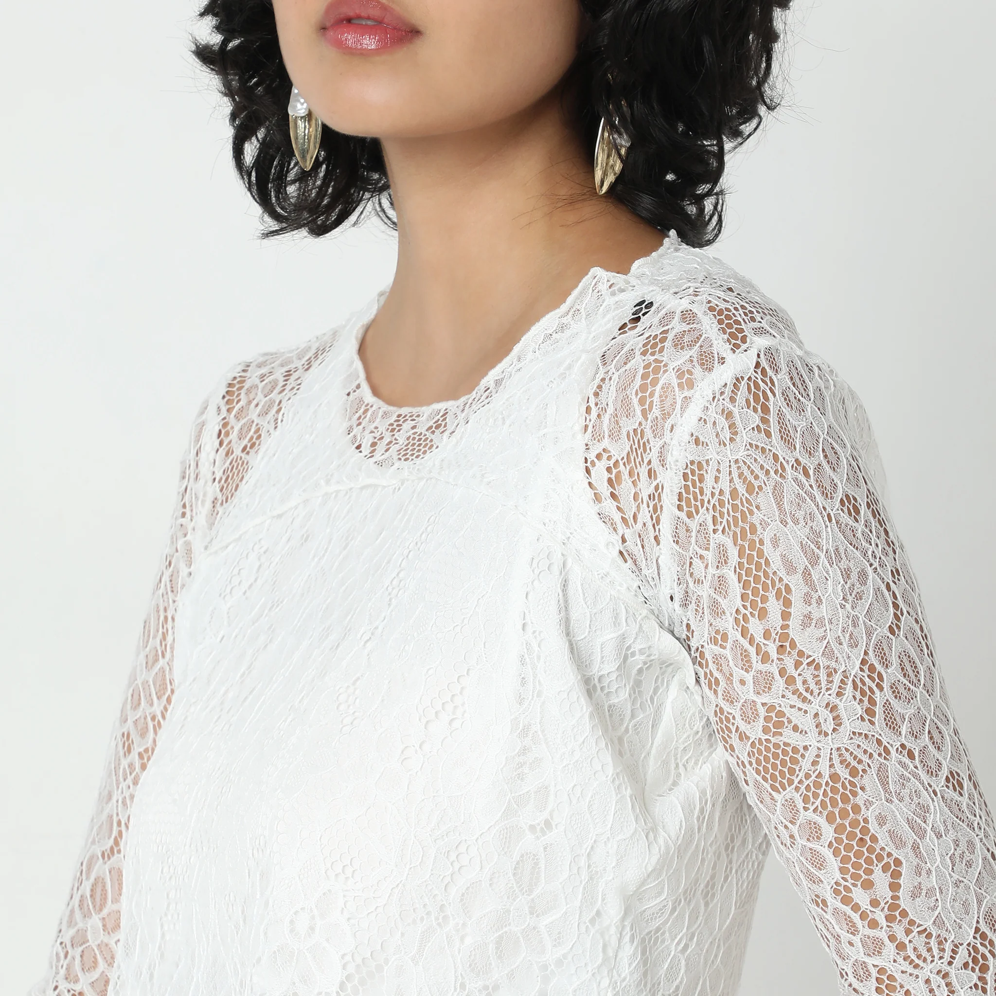 Slim Fit Embroidered Top - Image 4
