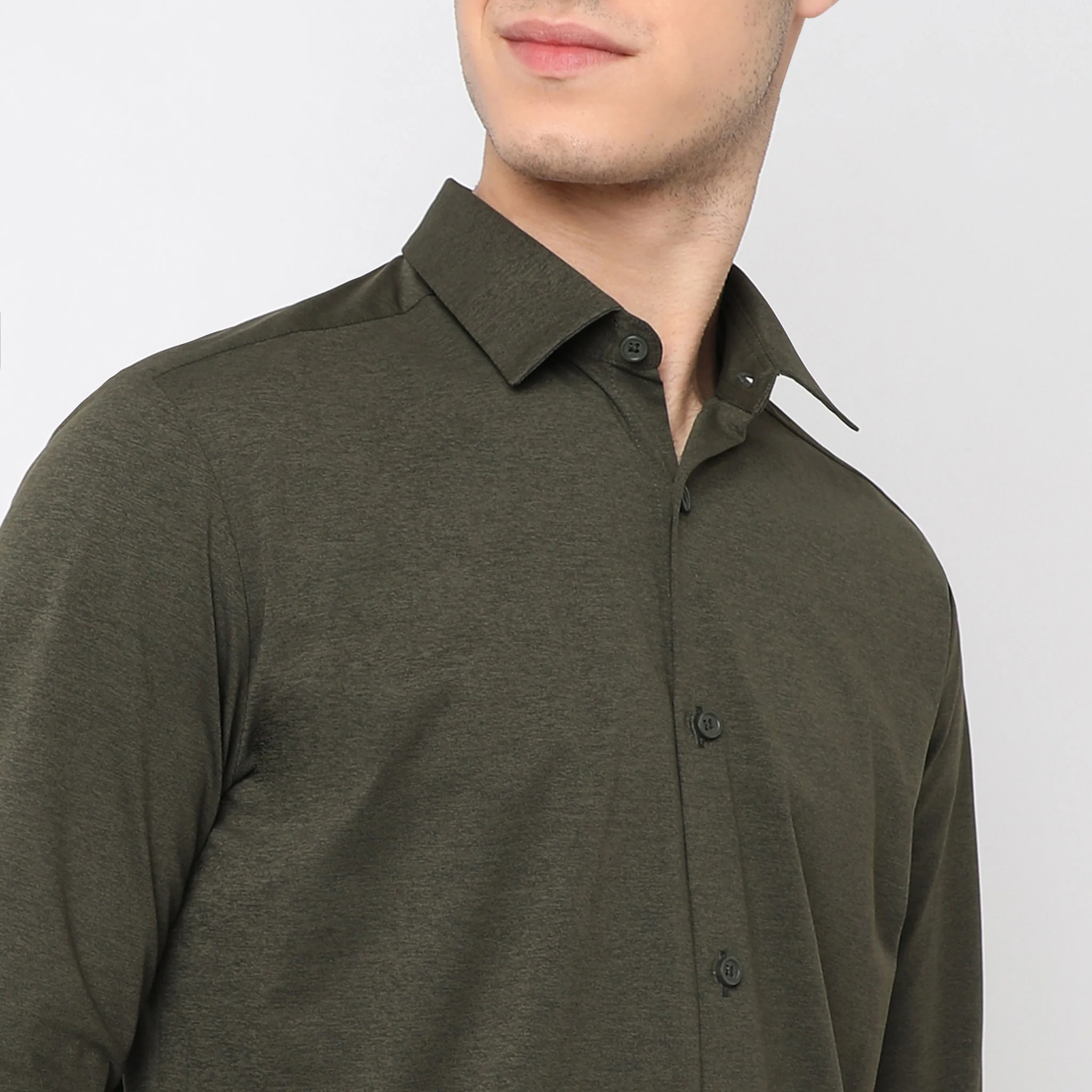 Travelator™ 2025 Shirt - 4-Way Ultra Stretch Slim Fit Wash & Wear - "Zero Top Stitch" - Saville Row Finish Full Sleeves- Made For Travel - Image 20