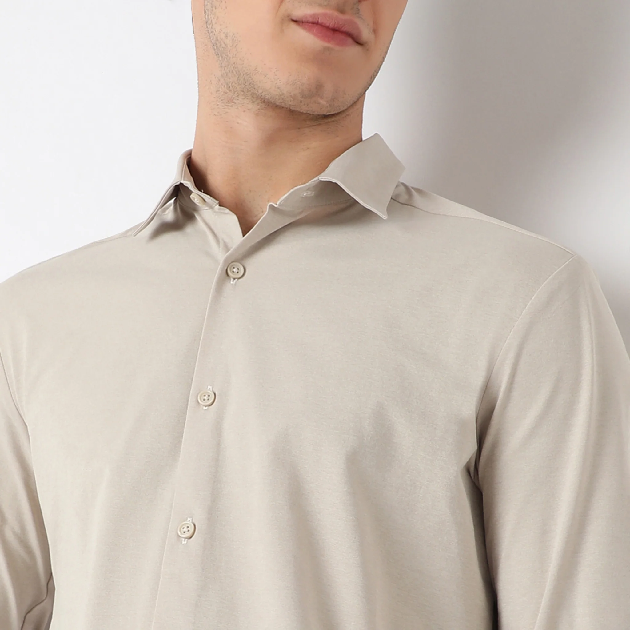 Travelator™ 2025 Shirt - 4-Way Ultra Stretch Slim Fit Wash & Wear - "Zero Top Stitch" - Saville Row Finish Full Sleeves- Made For Travel - Image 25
