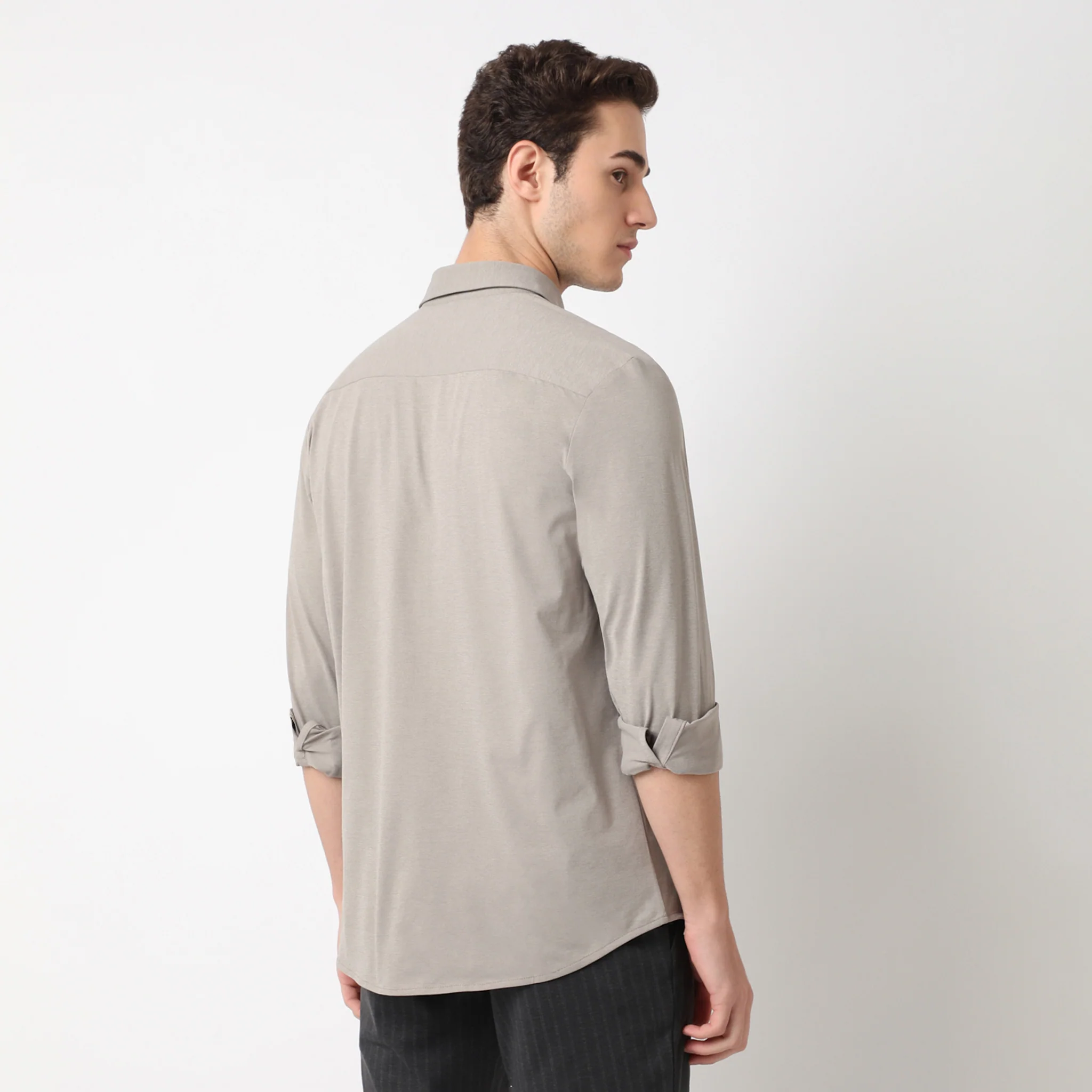 Travelator™ 2025 Shirt - 4-Way Ultra Stretch Slim Fit Wash & Wear - "Zero Top Stitch" - Saville Row Finish Full Sleeves- Made For Travel - Image 29