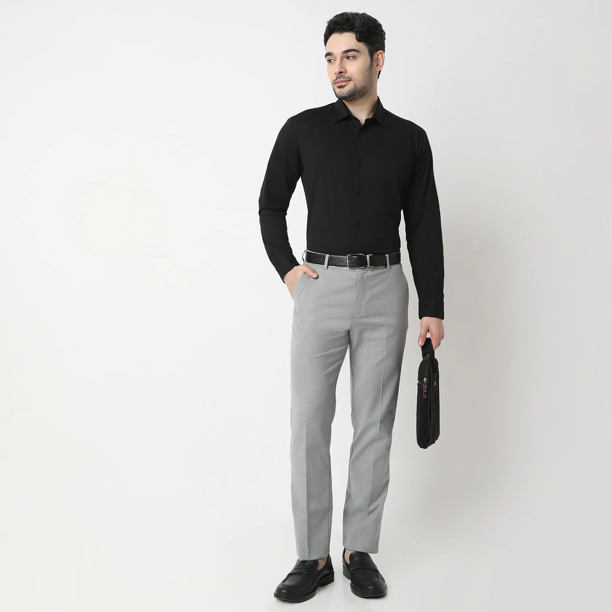 Travelator™ 2025 Shirt - 4-Way Ultra Stretch Slim Fit Wash & Wear - "Zero Top Stitch" - Saville Row Finish Full Sleeves- Made For Travel - Image 32