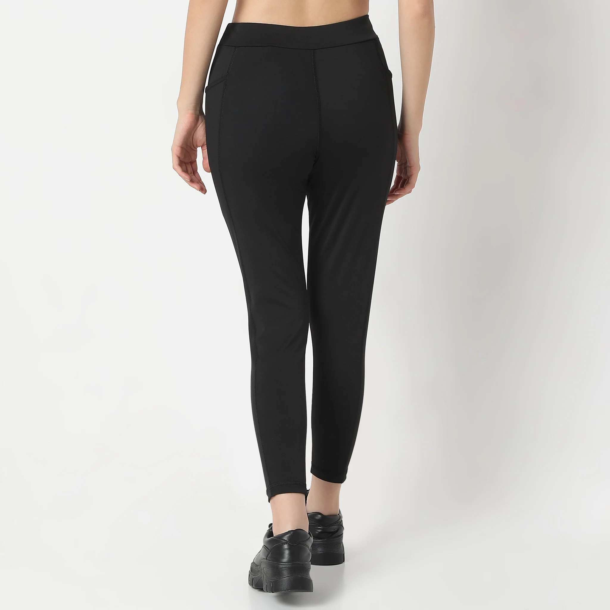 Air Dry Slim Fit Ankle Length High Rise Leggings - Image 3