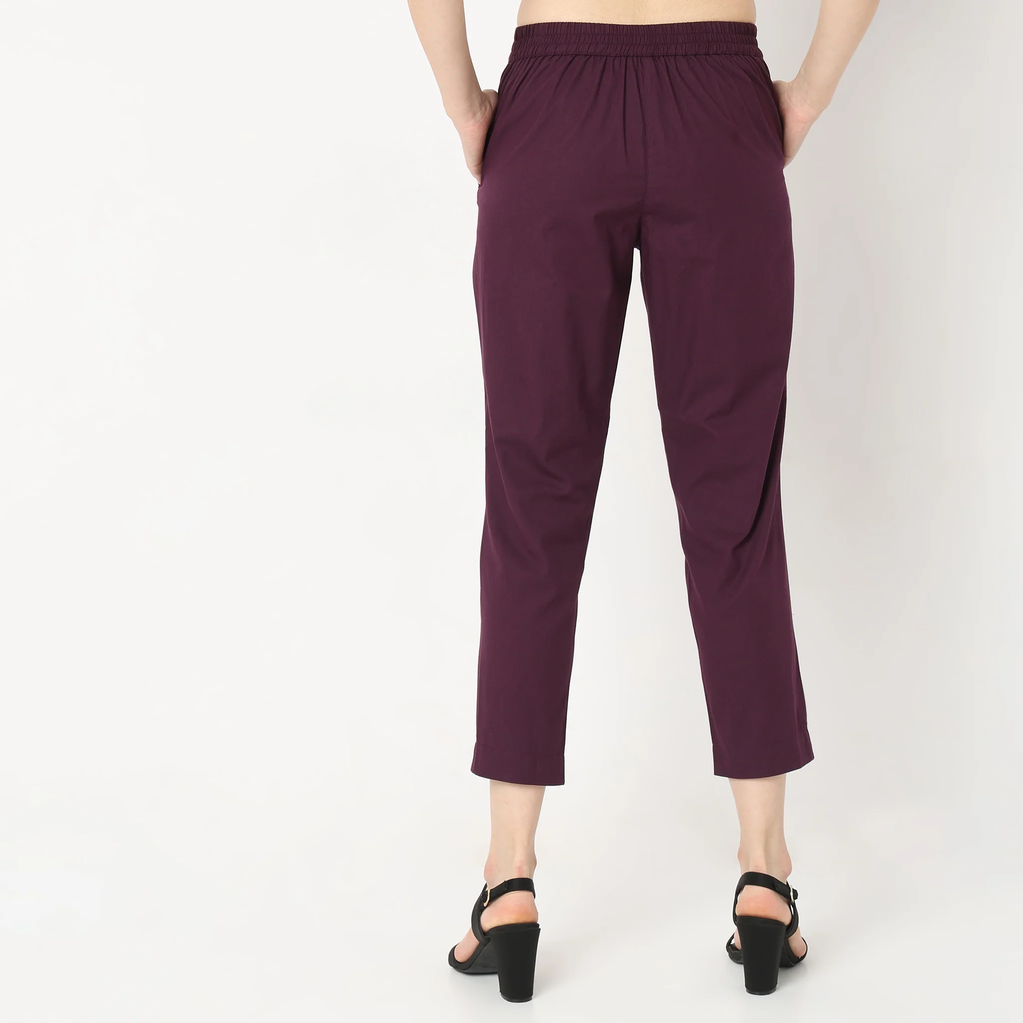 Cotton Slim Fit Poplin Pants - Image 18