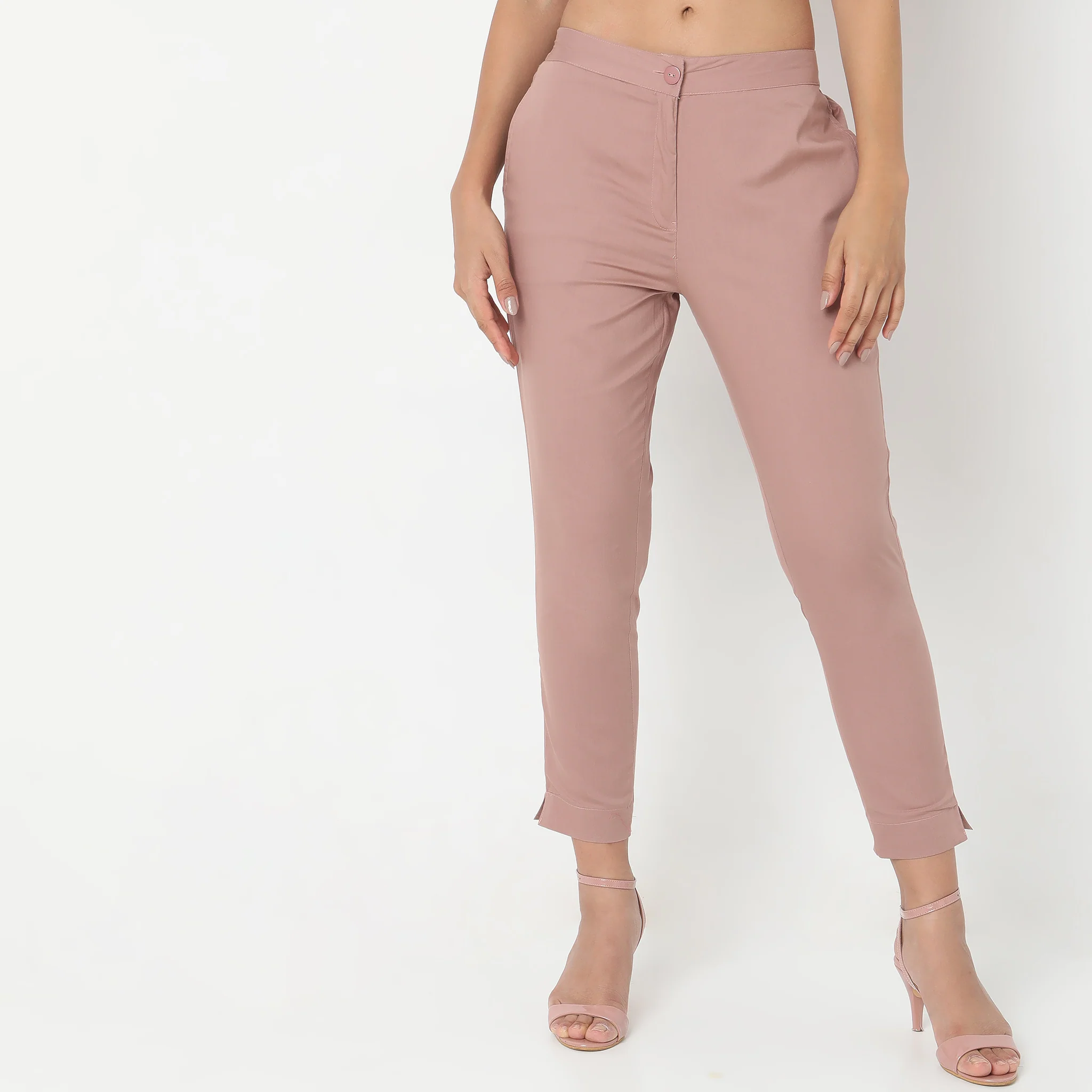 Cotton Slim Fit Poplin Pants - Image 22