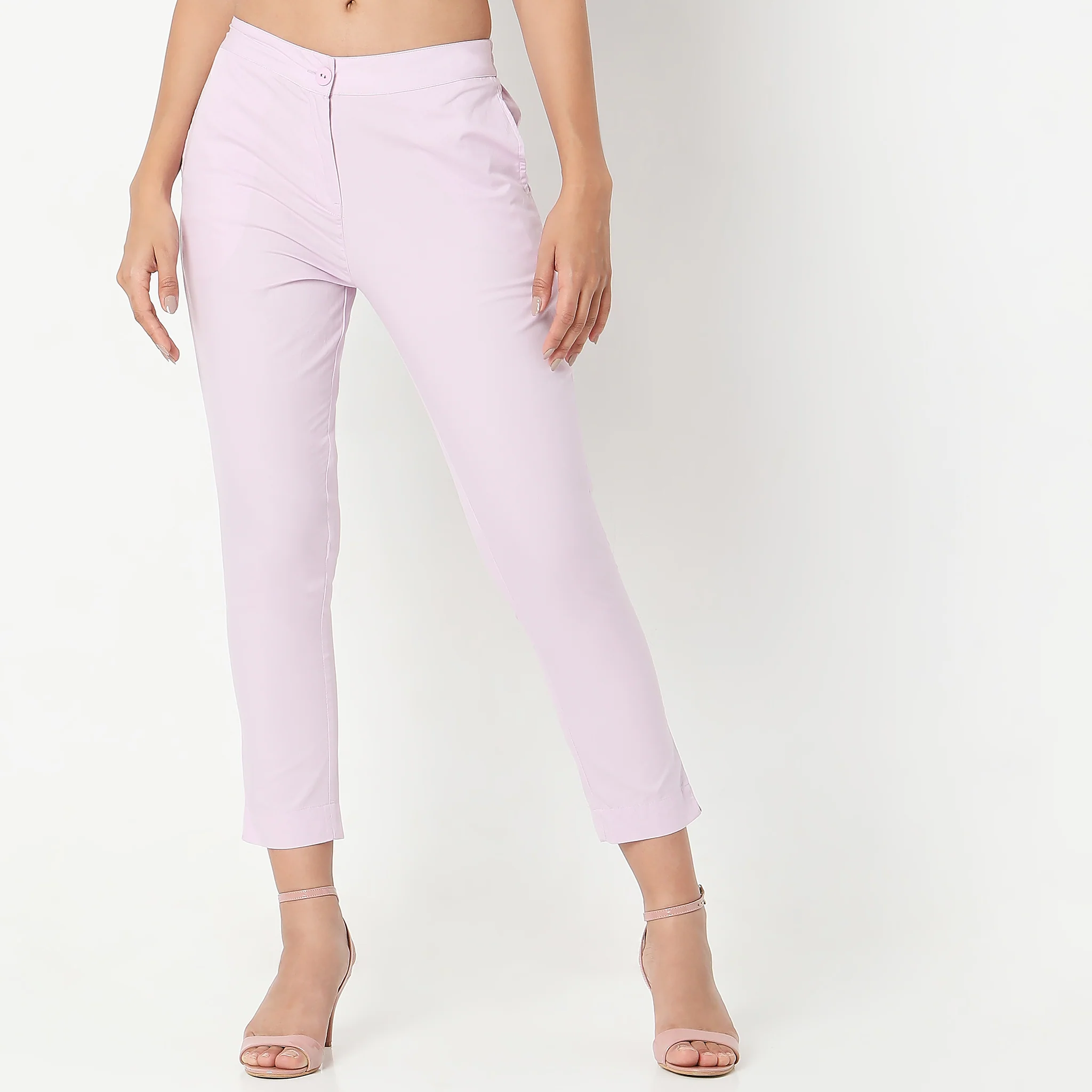 Cotton Slim Fit Poplin Pants - Image 27