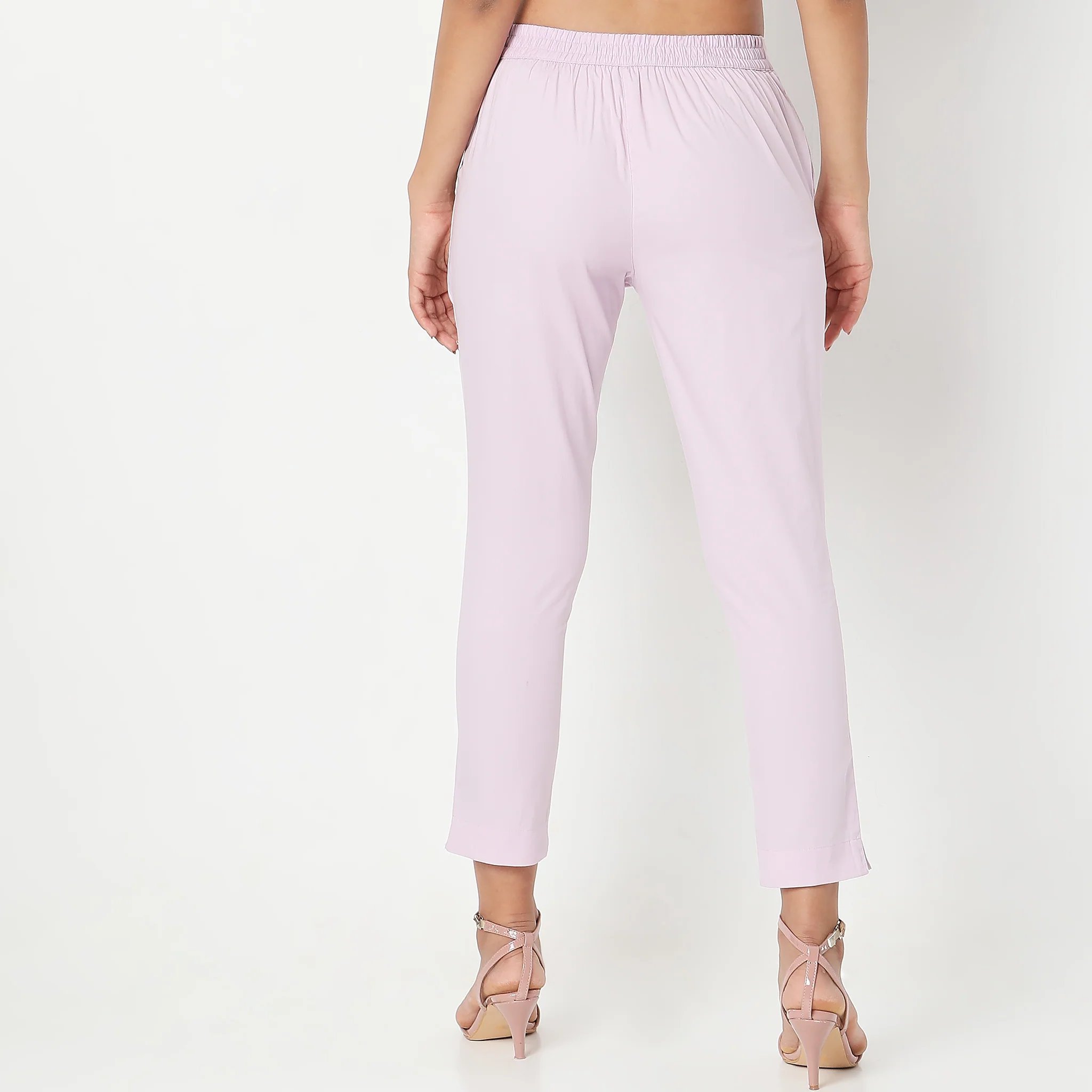 Cotton Slim Fit Poplin Pants - Image 28
