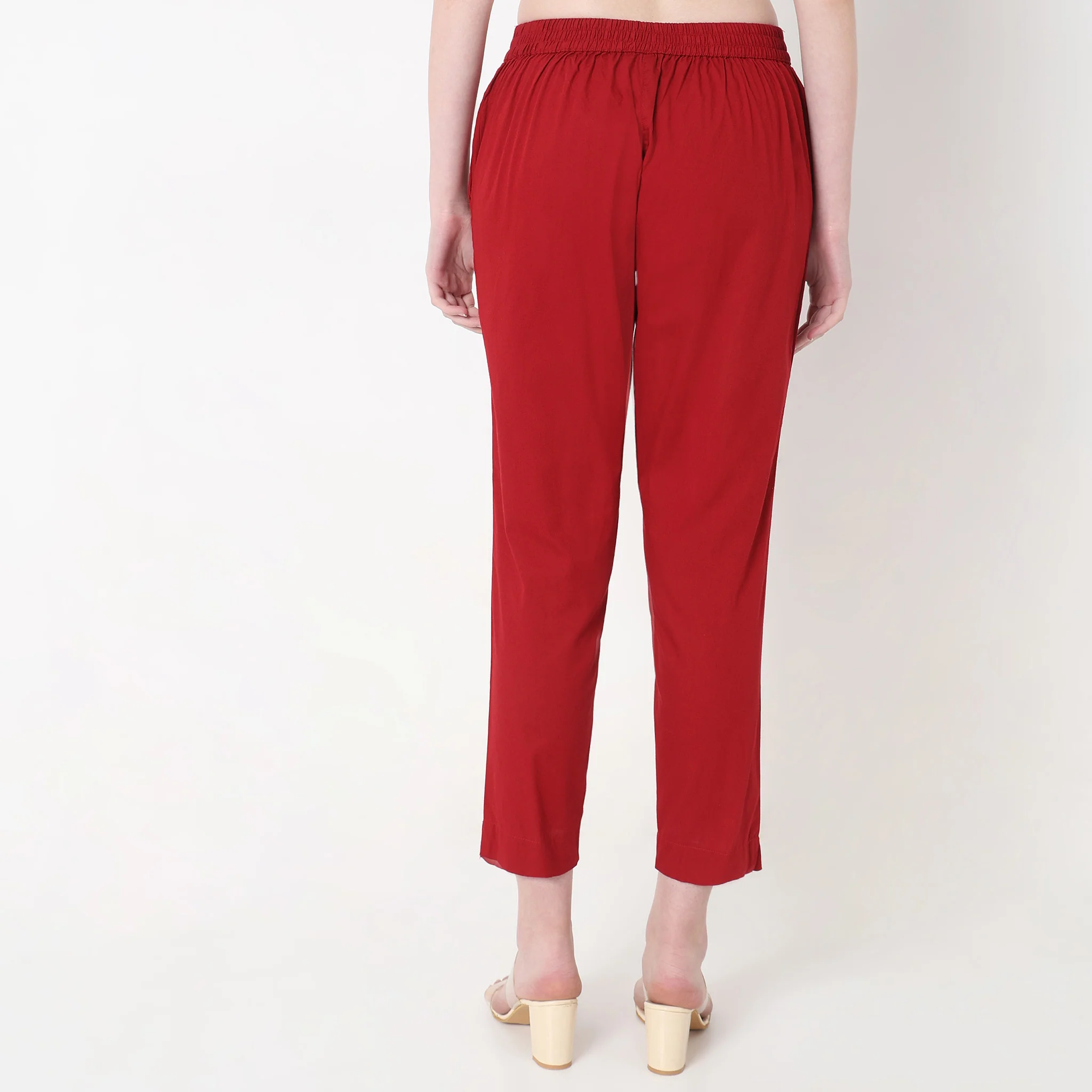 Cotton Slim Fit Poplin Pants - Image 33