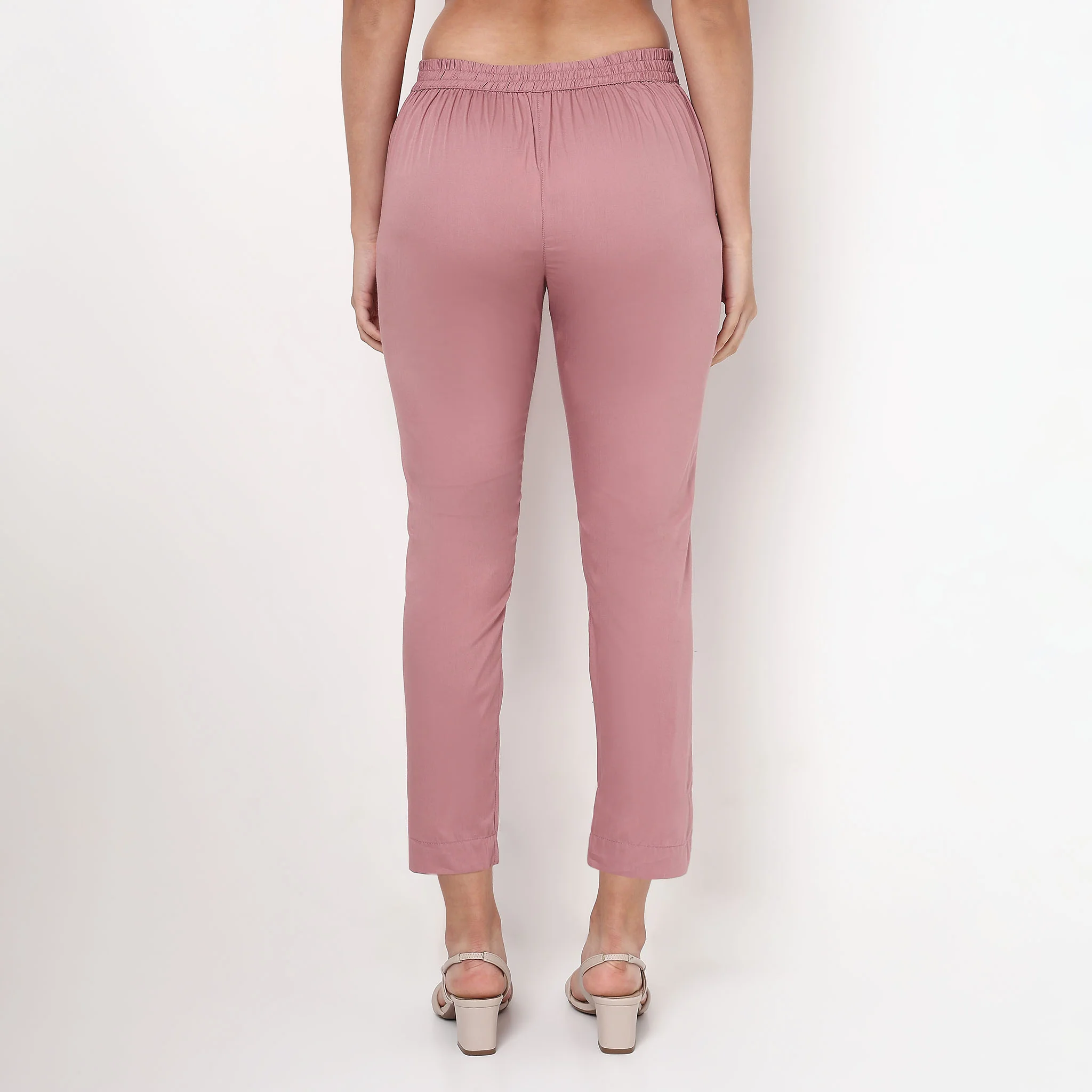 Cotton Slim Fit Poplin Pants - Image 38