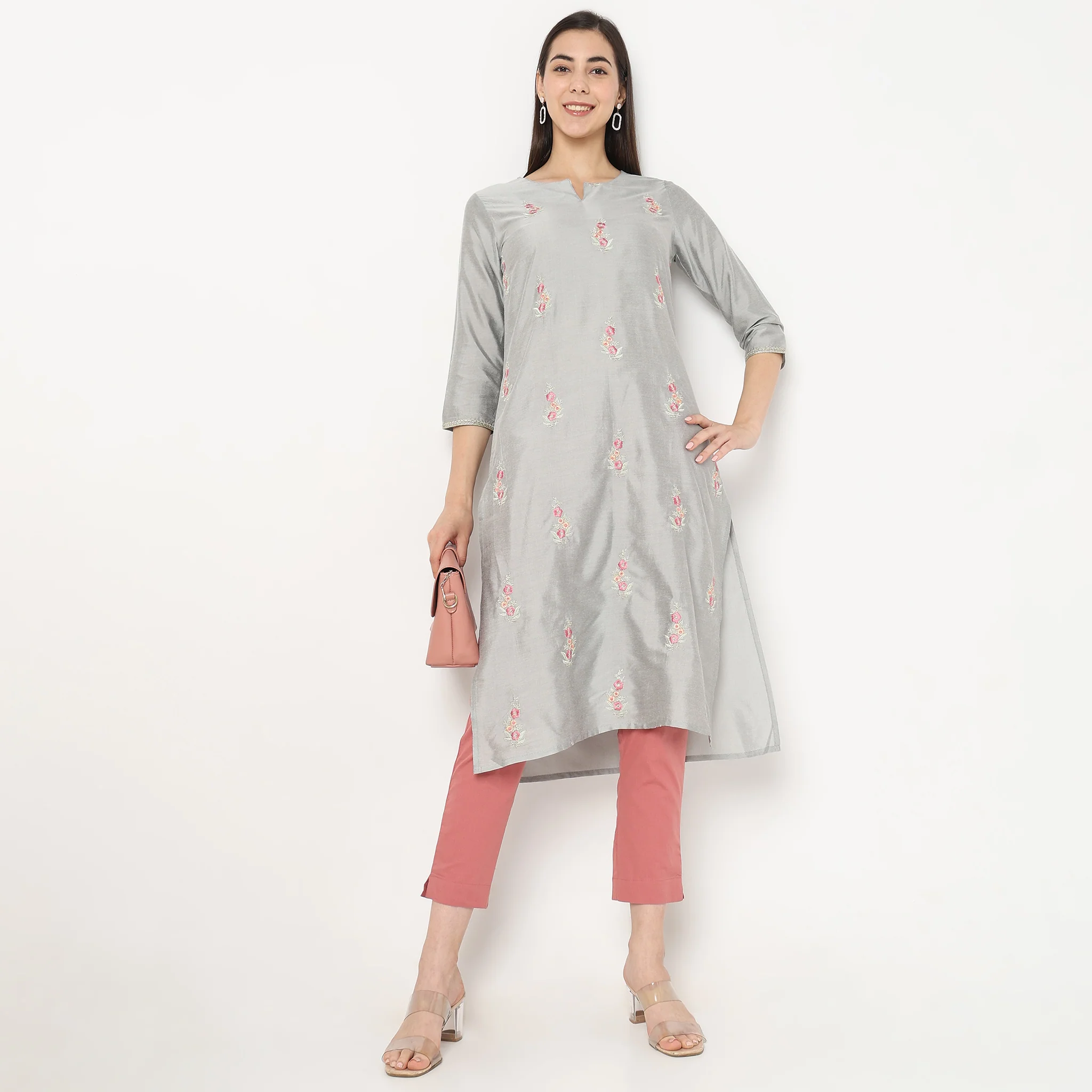 Cotton Slim Fit Poplin Pants - Image 6