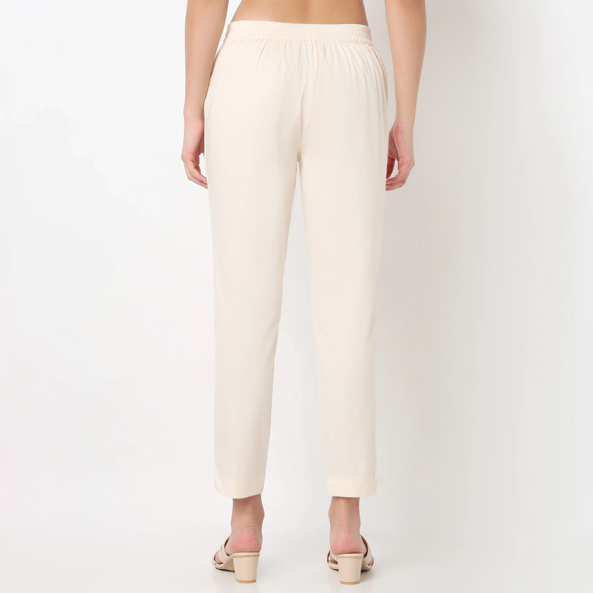 Cotton Slim Fit Poplin Pants - Image 68