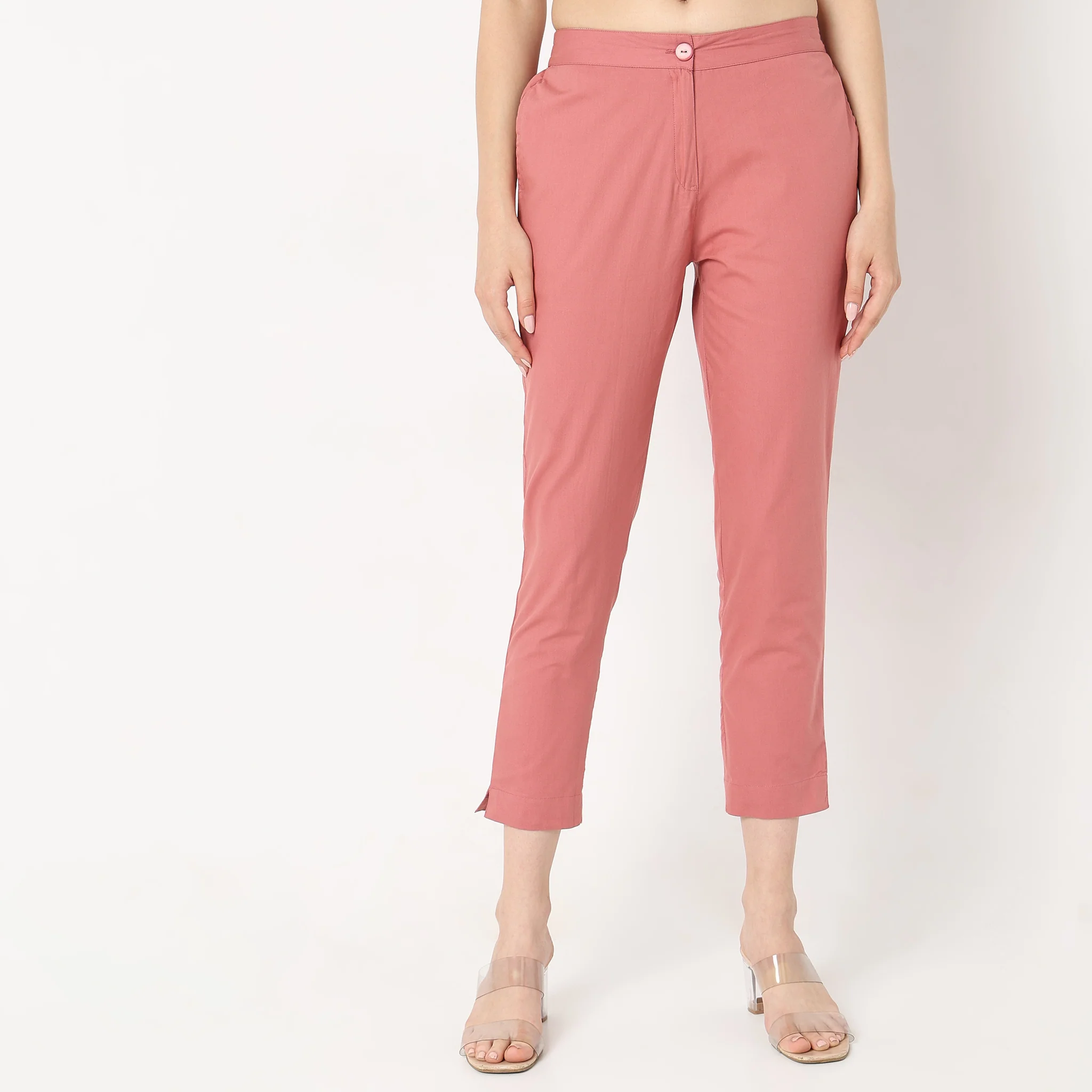 Cotton Slim Fit Poplin Pants - Image 7
