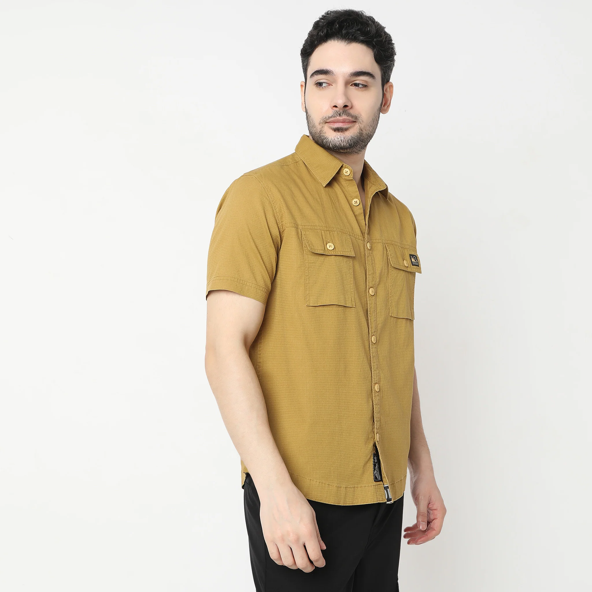 Militia Edition Shirt™ - Modern Explorer 2 Bellow Pockets Exclusive Fabric Half Sleeve Regular Fit - Image 10