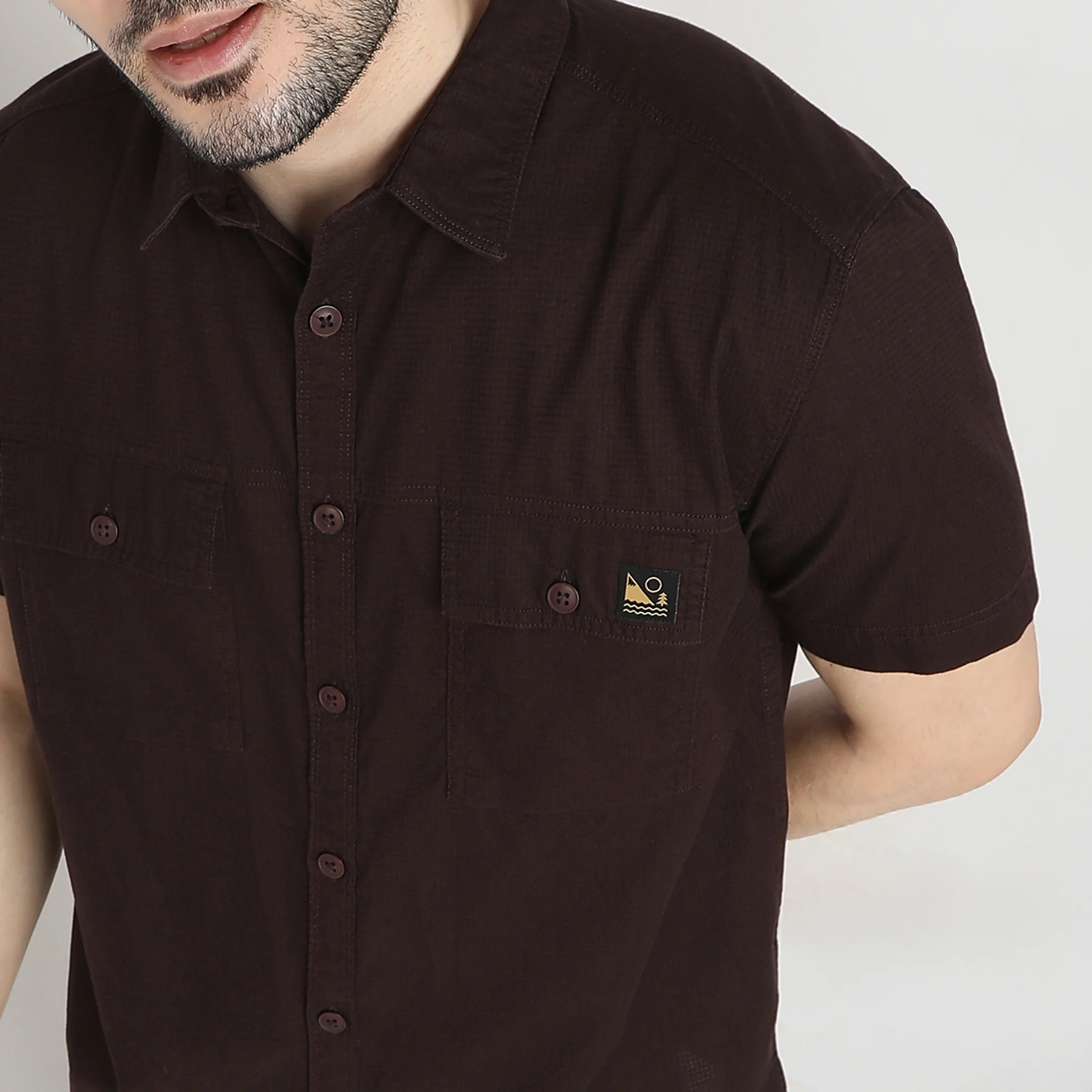 Militia Edition Shirt™ - Modern Explorer 2 Bellow Pockets Exclusive Fabric Half Sleeve Regular Fit - Image 4