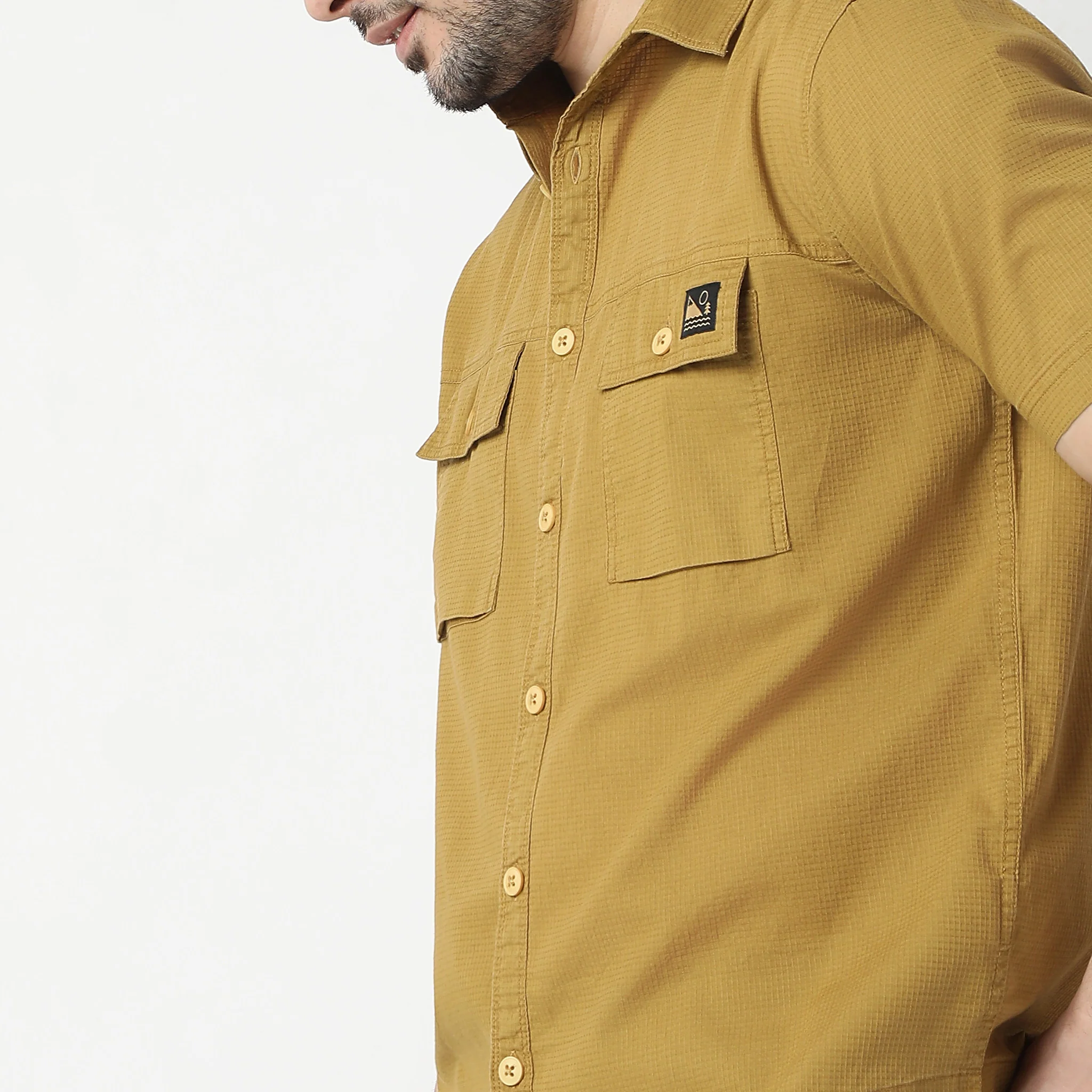 Militia Edition Shirt™ - Modern Explorer 2 Bellow Pockets Exclusive Fabric Half Sleeve Regular Fit - Image 9