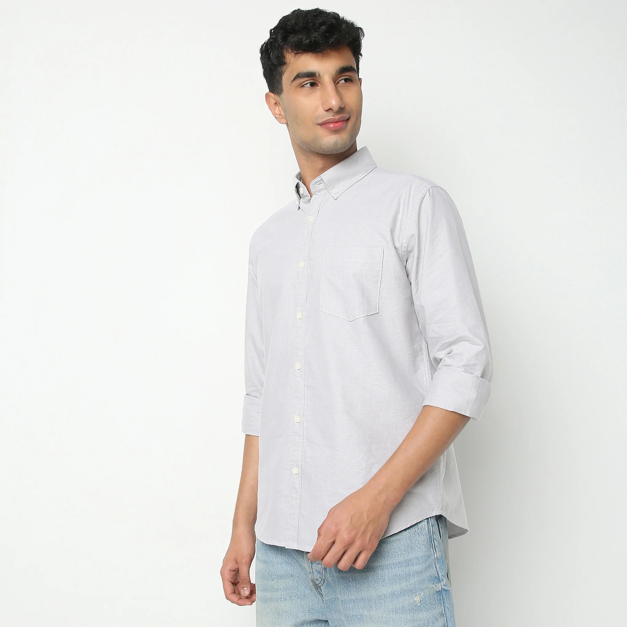 Madison Oxford 100% Cotton - Uber Classic Regular Fit Solid Shirt - Image 30