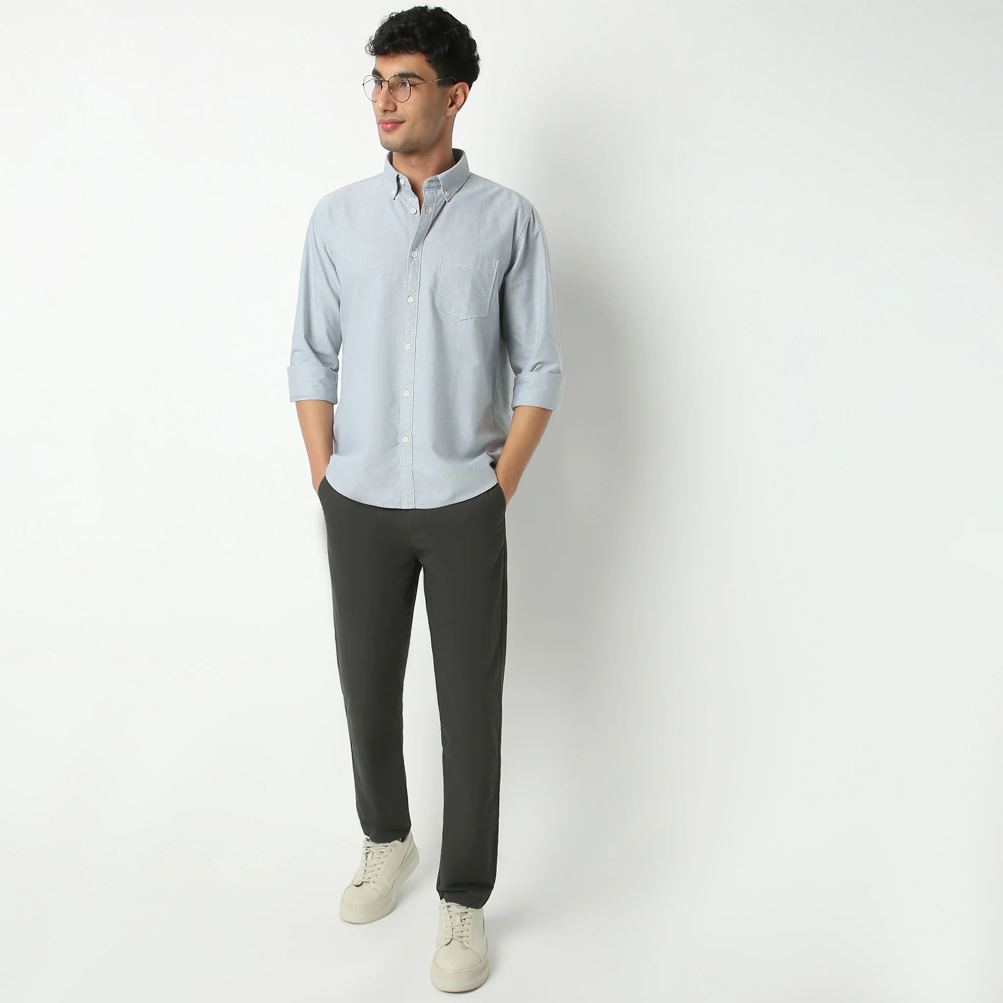 Madison Oxford 100% Cotton - Uber Classic Regular Fit Solid Shirt - Image 33