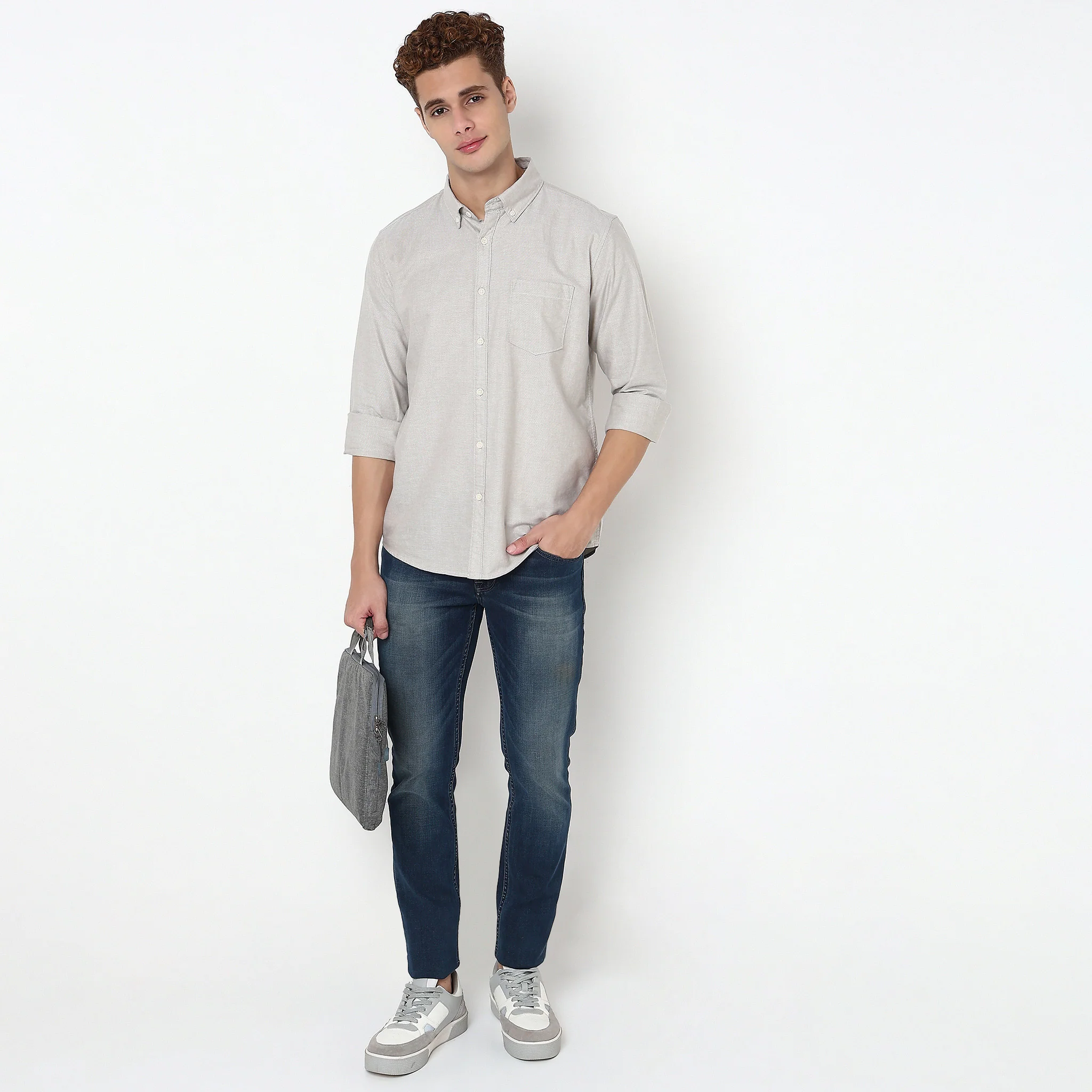 Madison Oxford 100% Cotton - Uber Classic Regular Fit Solid Shirt - Image 36