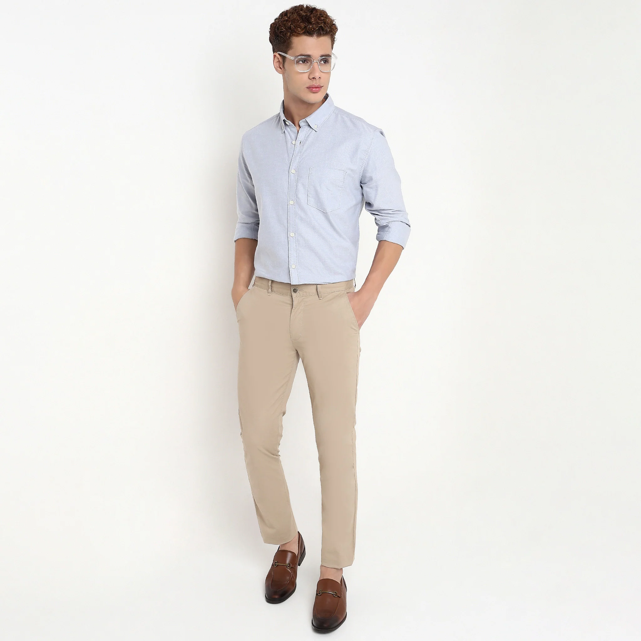 Madison Oxford 100% Cotton - Uber Classic Regular Fit Solid Shirt - Image 46
