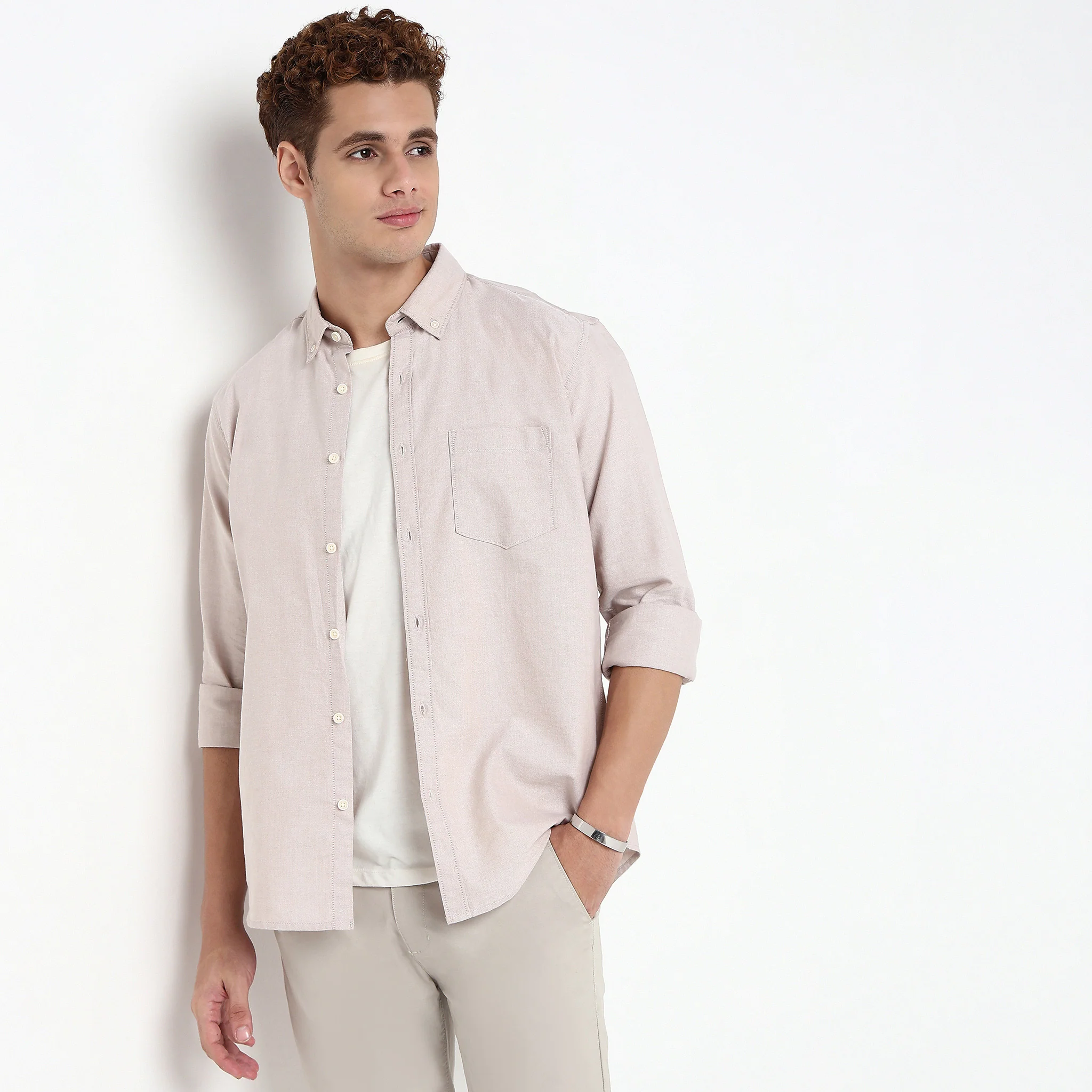 Madison Oxford 100% Cotton - Uber Classic Regular Fit Solid Shirt - Image 65