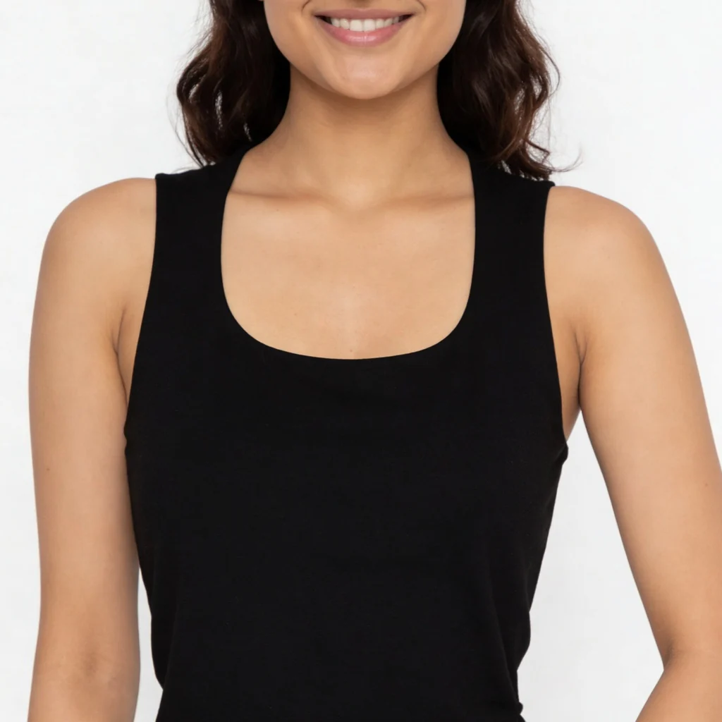 Slim Fit Solid Tank Top - Image 4