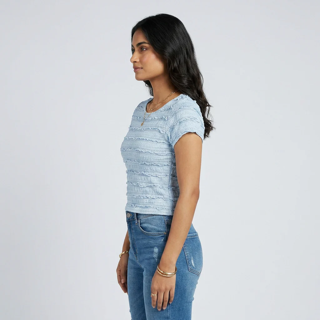 Slim Fit Solid Top - Image 2