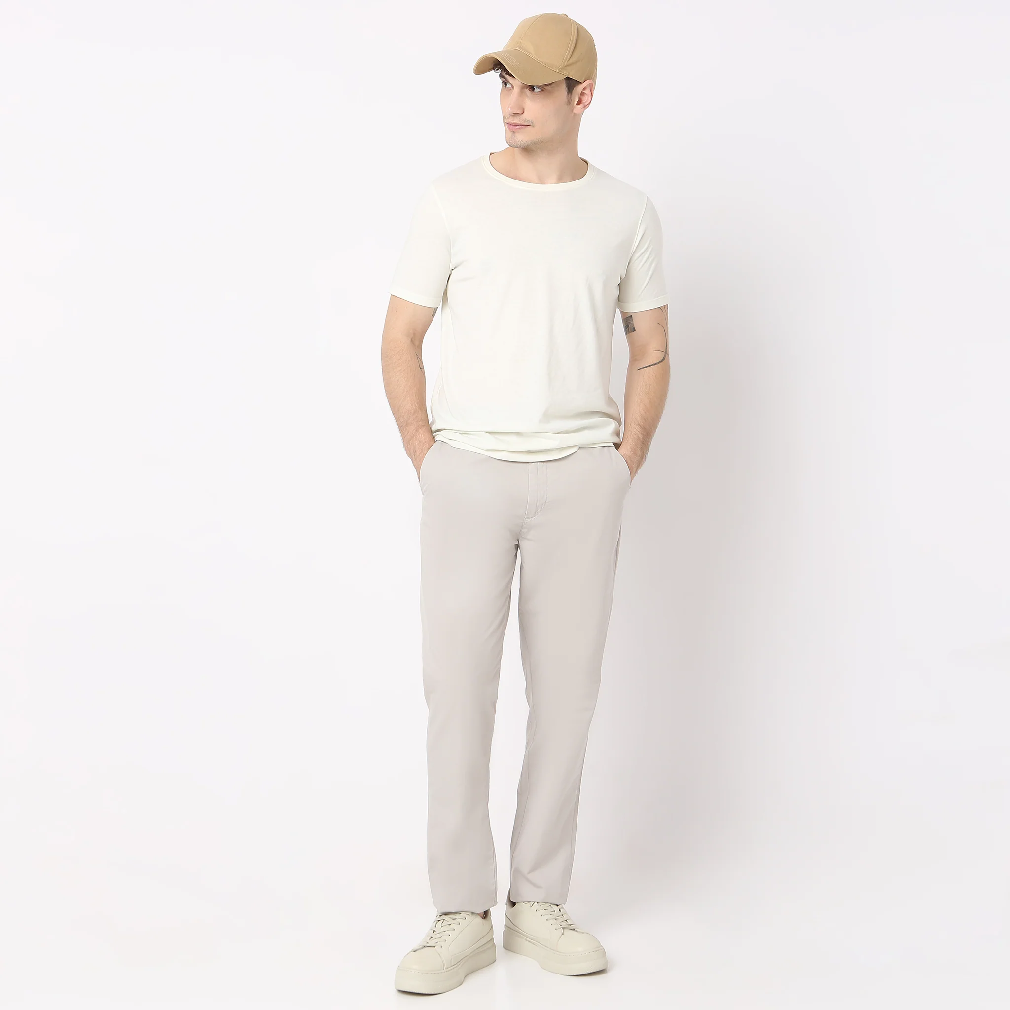 Brunch Pantsᵉˣ - Lounge pants Modern Elasticated Waistband Ankle Length 100% Cotton - Image 11
