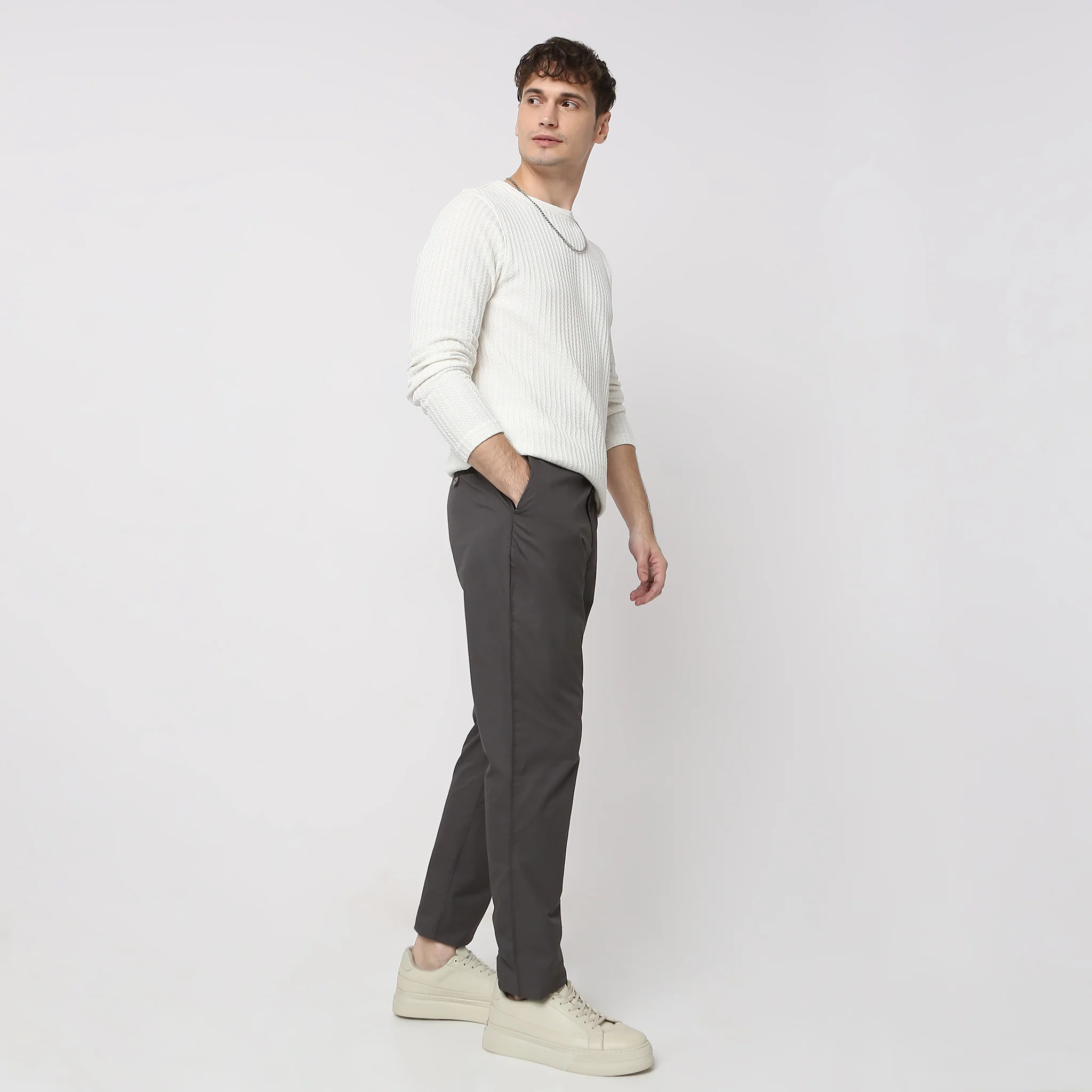 Brunch Pantsᵉˣ - Lounge pants Modern Elasticated Waistband Ankle Length 100% Cotton - Image 26