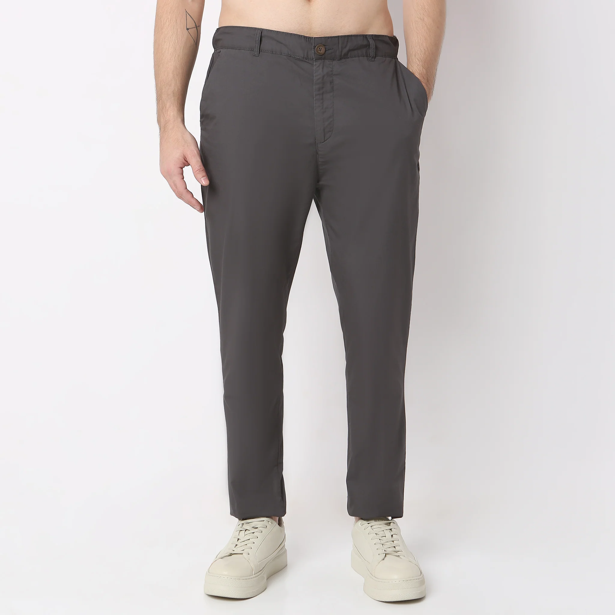 Brunch Pantsᵉˣ - Lounge pants Modern Elasticated Waistband Ankle Length 100% Cotton - Image 27
