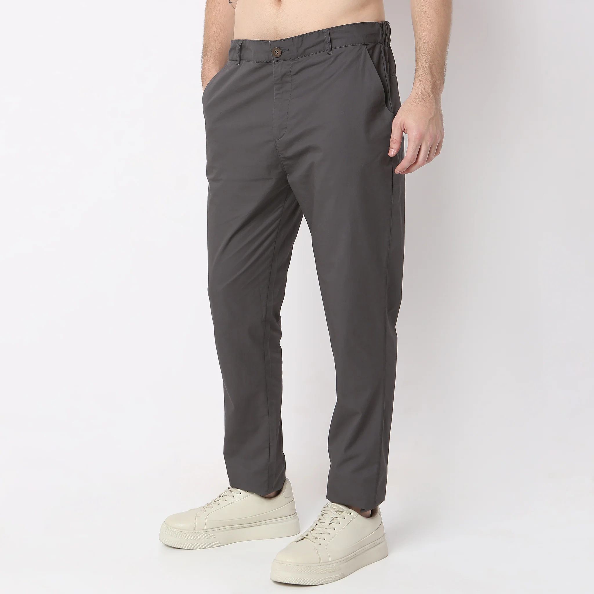 Brunch Pantsᵉˣ - Lounge pants Modern Elasticated Waistband Ankle Length 100% Cotton - Image 29