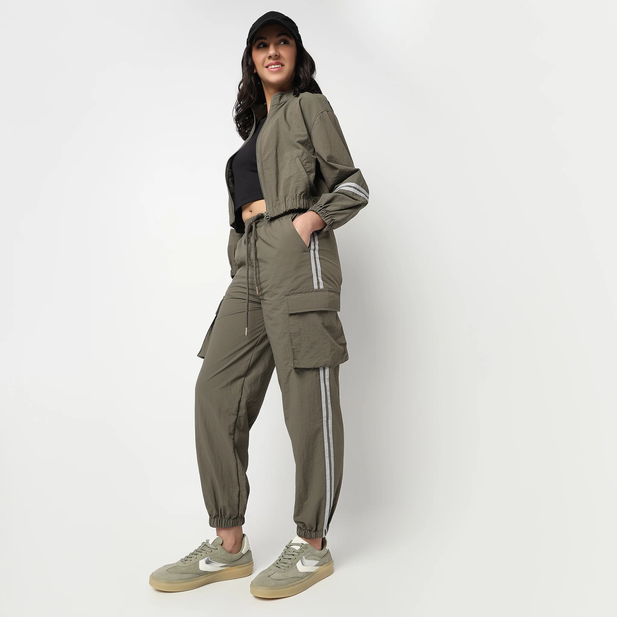 Solid Athleisure Jacket