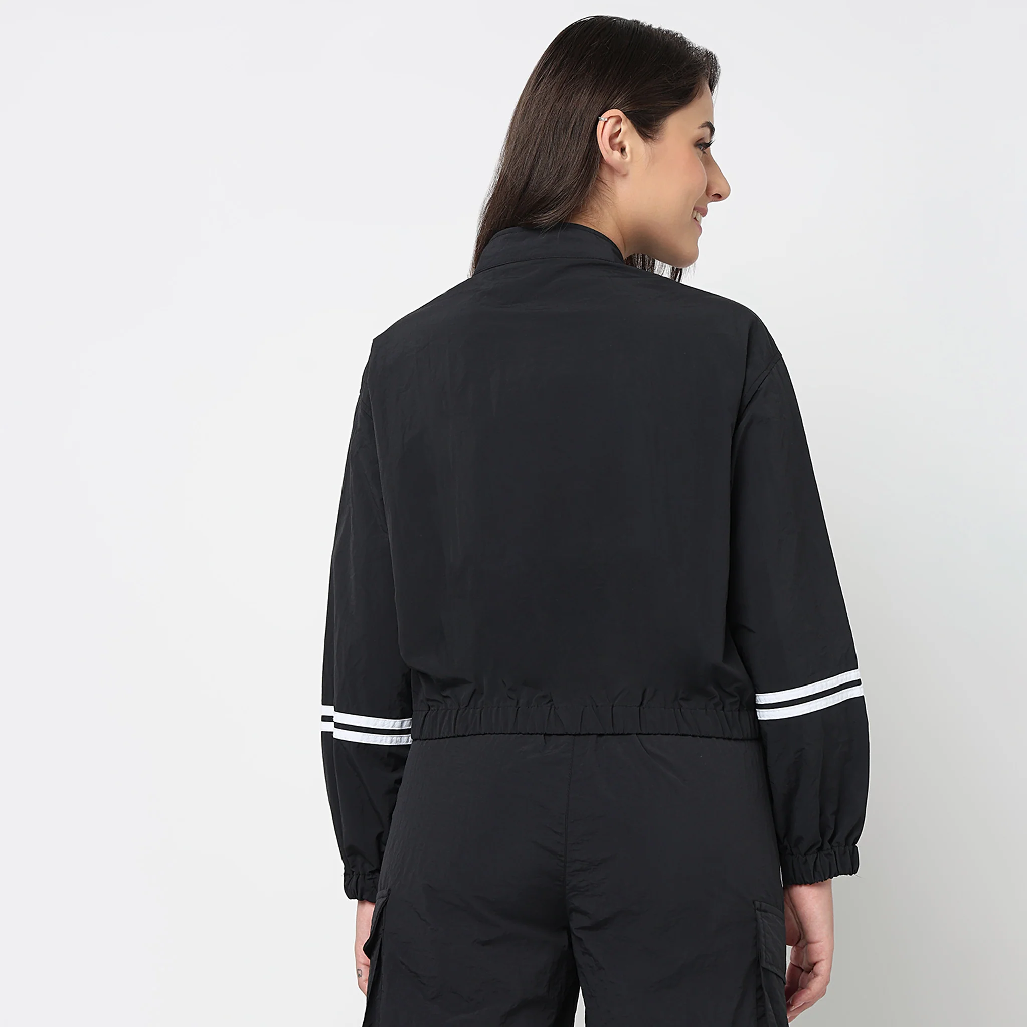 Solid Athleisure Jacket - Image 8