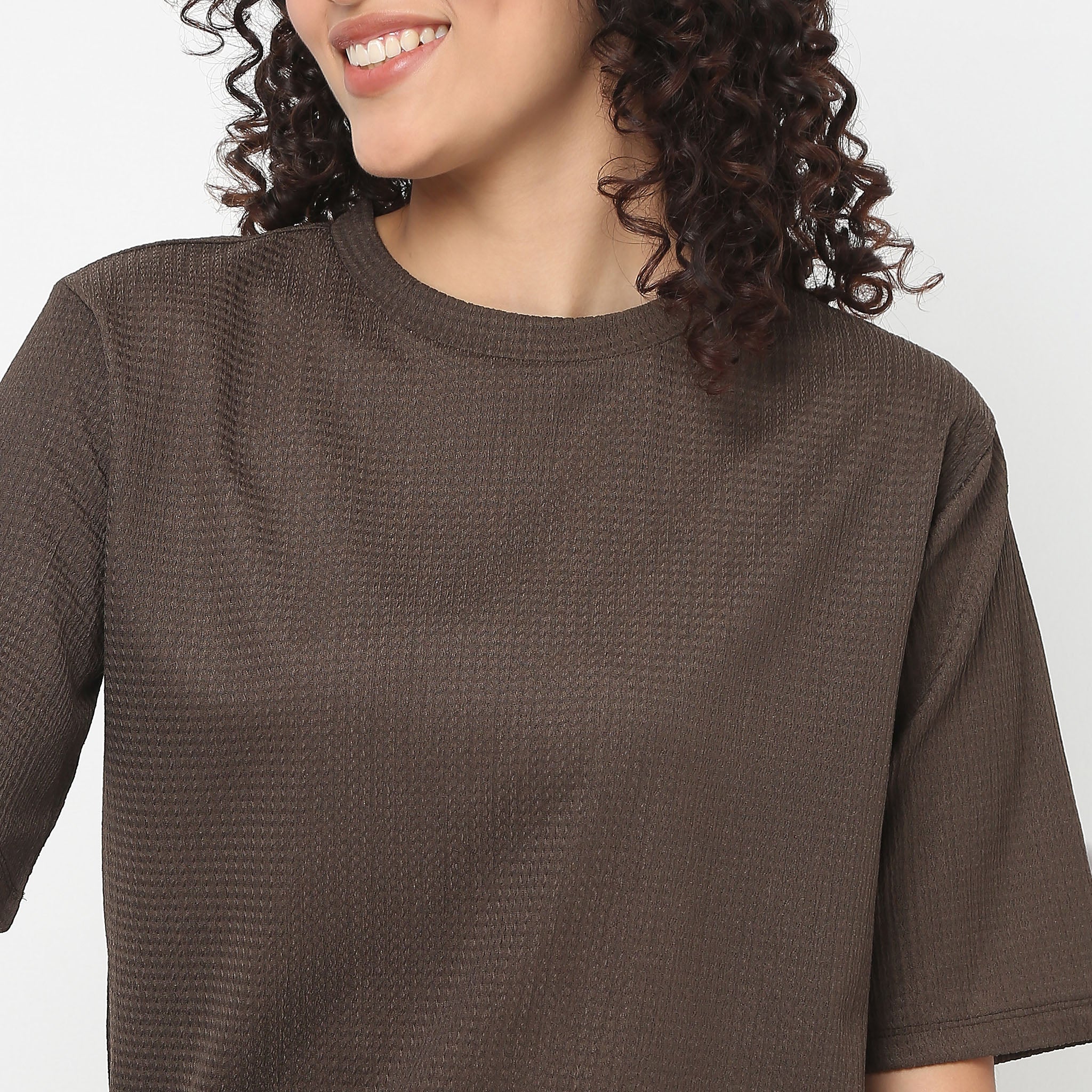 Solid Fashion Loungewear Top - Image 4