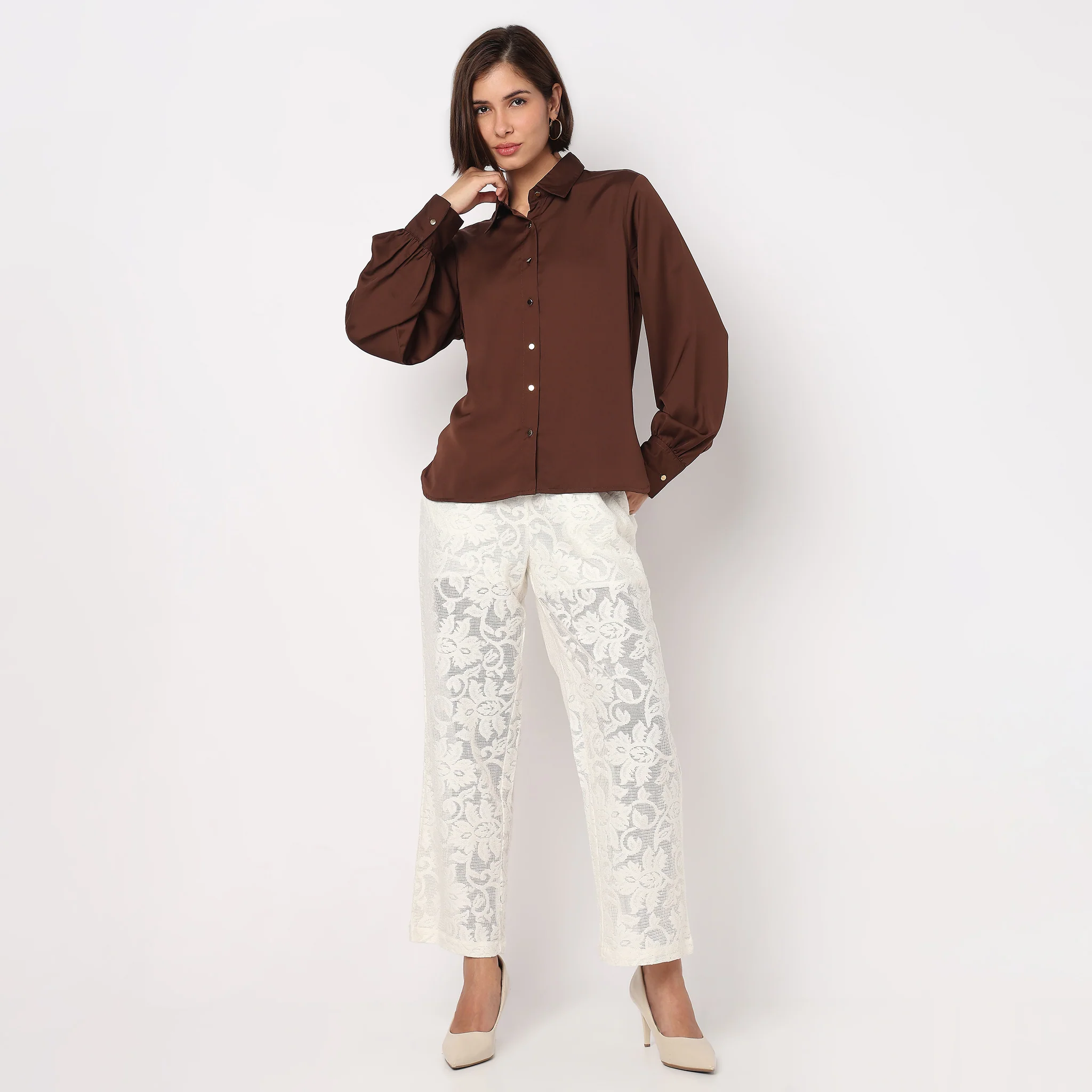 Solid Full Sleeve Shirt - Image 6