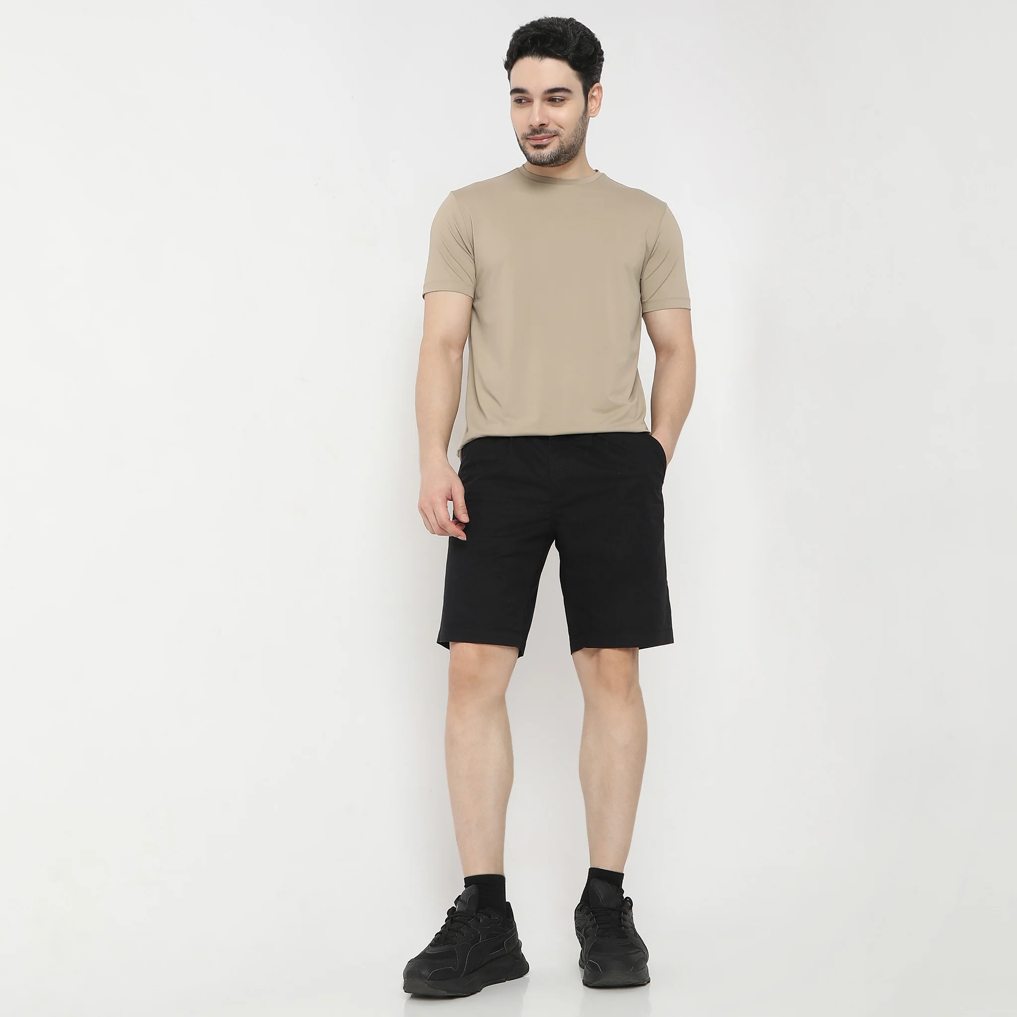 Varsity Activeᵉˣ Shorts - Cotton Chino With E-fast® Stretch - Knee Length With Active Waist - Image 16