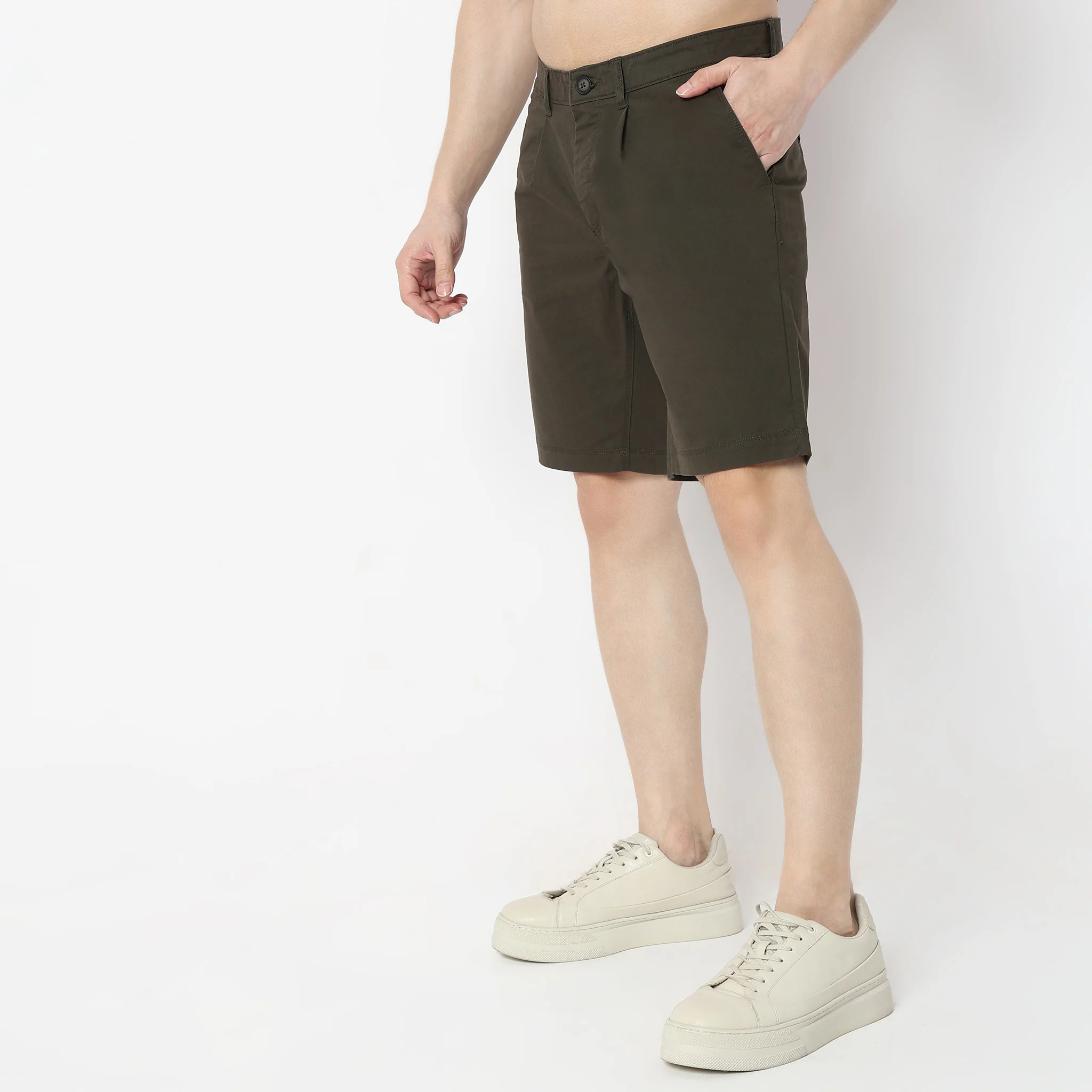 Varsity Activeᵉˣ Shorts - Cotton Chino With E-fast® Stretch - Knee Length With Active Waist - Image 30