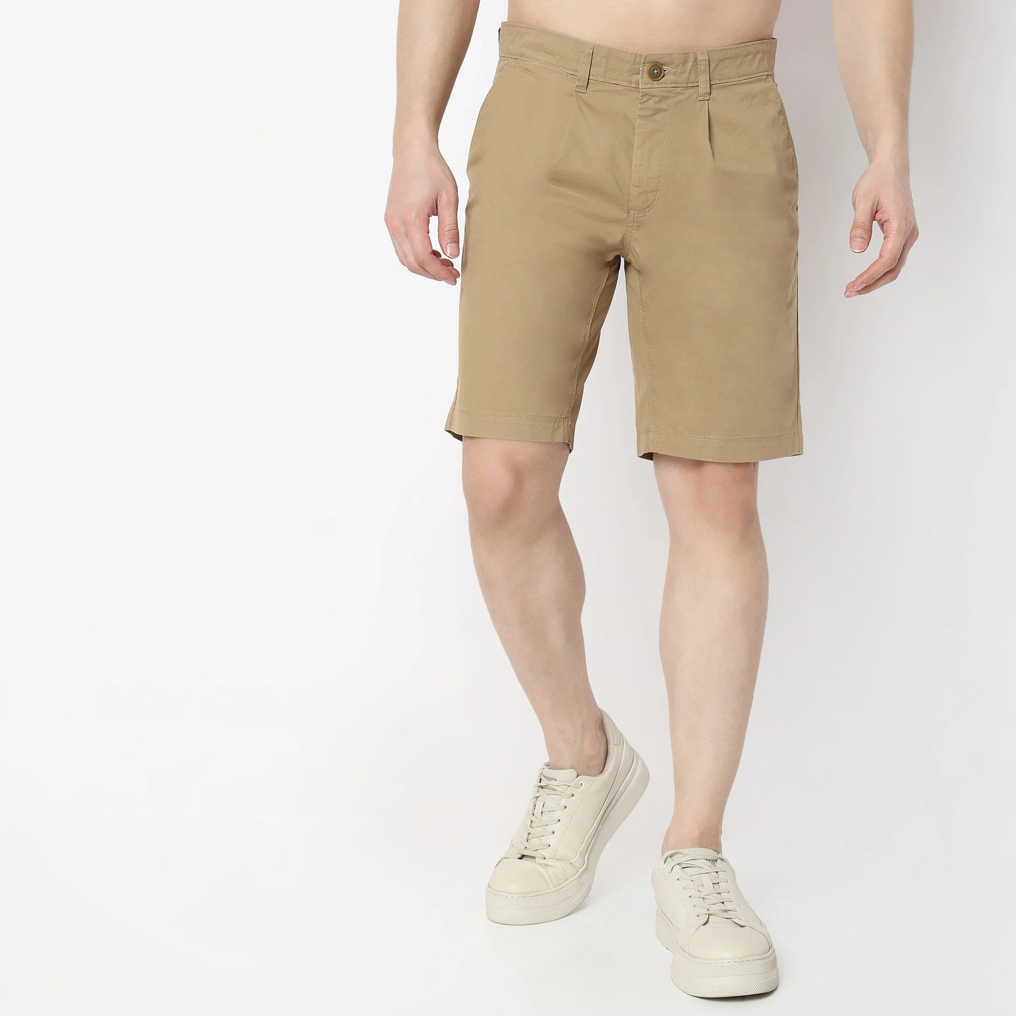 Varsity Activeᵉˣ Shorts - Cotton Chino With E-fast® Stretch - Knee Length With Active Waist - Image 32