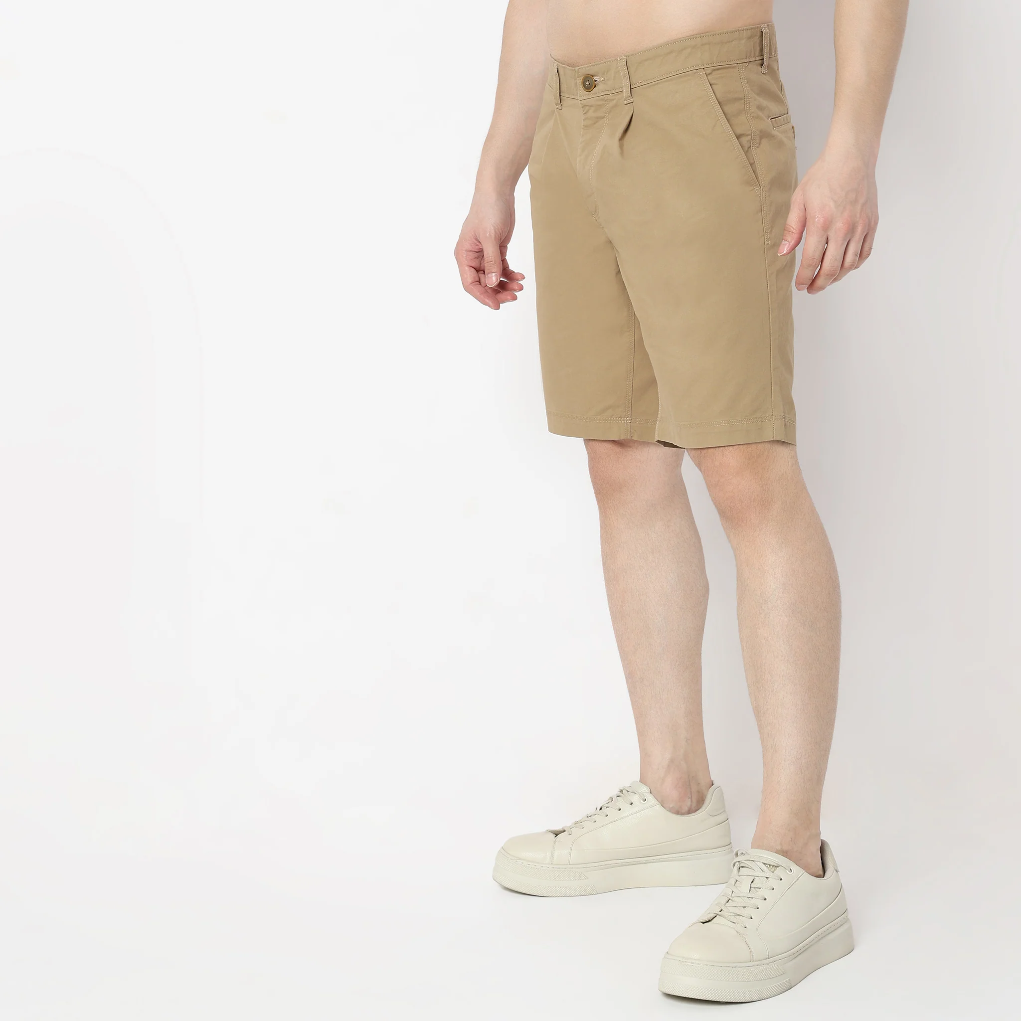 Varsity Activeᵉˣ Shorts - Cotton Chino With E-fast® Stretch - Knee Length With Active Waist - Image 35