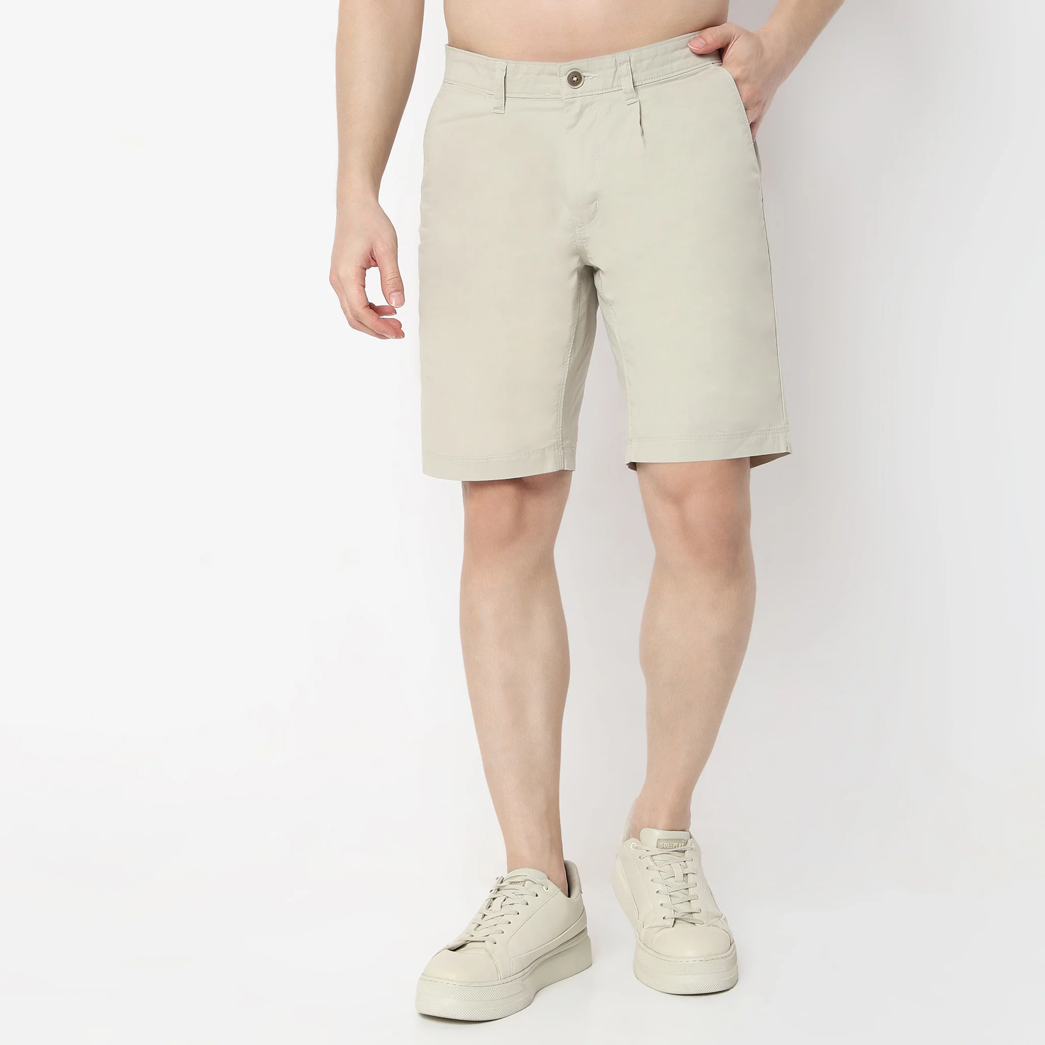 Varsity Activeᵉˣ Shorts - Cotton Chino With E-fast® Stretch - Knee Length With Active Waist - Image 37