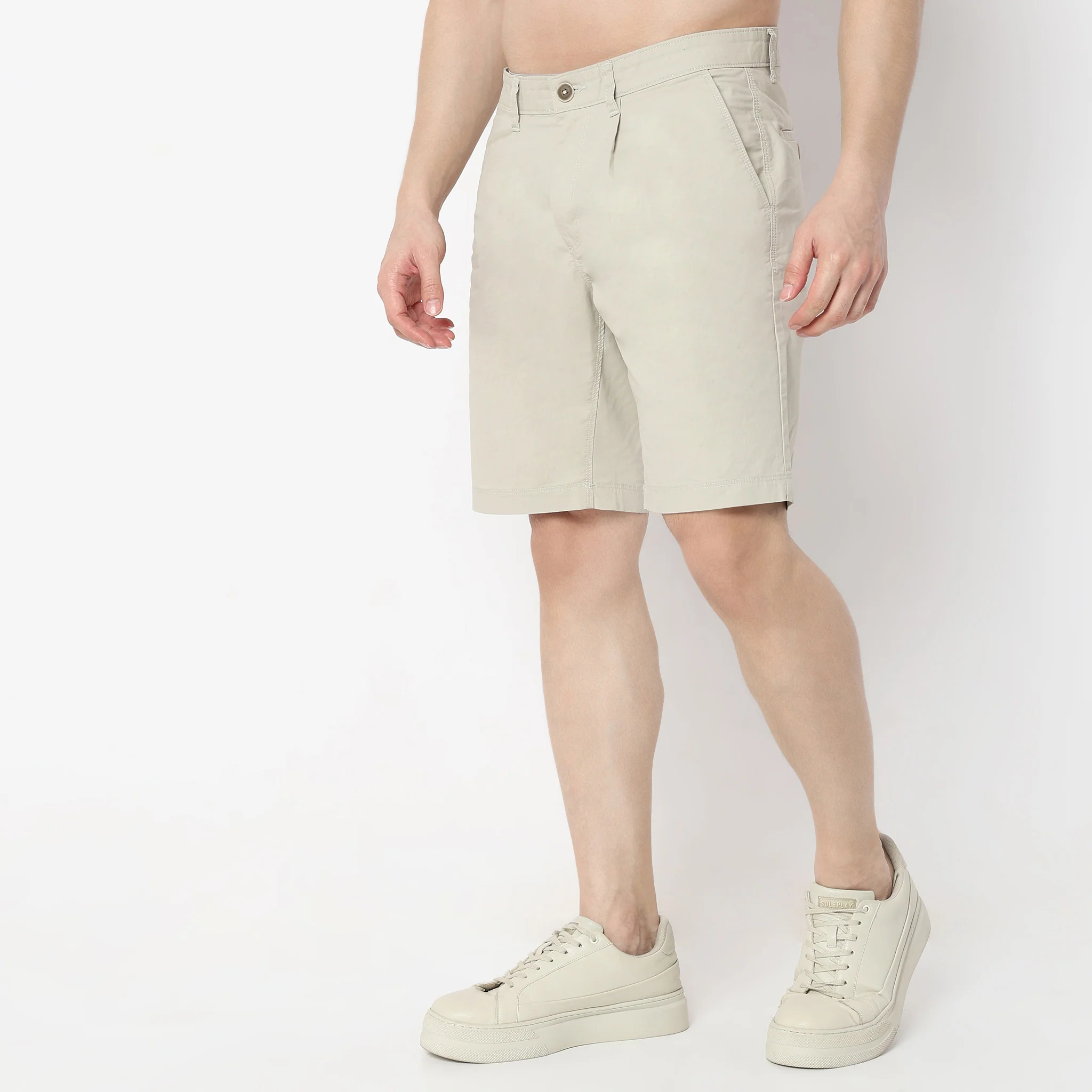 Varsity Activeᵉˣ Shorts - Cotton Chino With E-fast® Stretch - Knee Length With Active Waist - Image 40