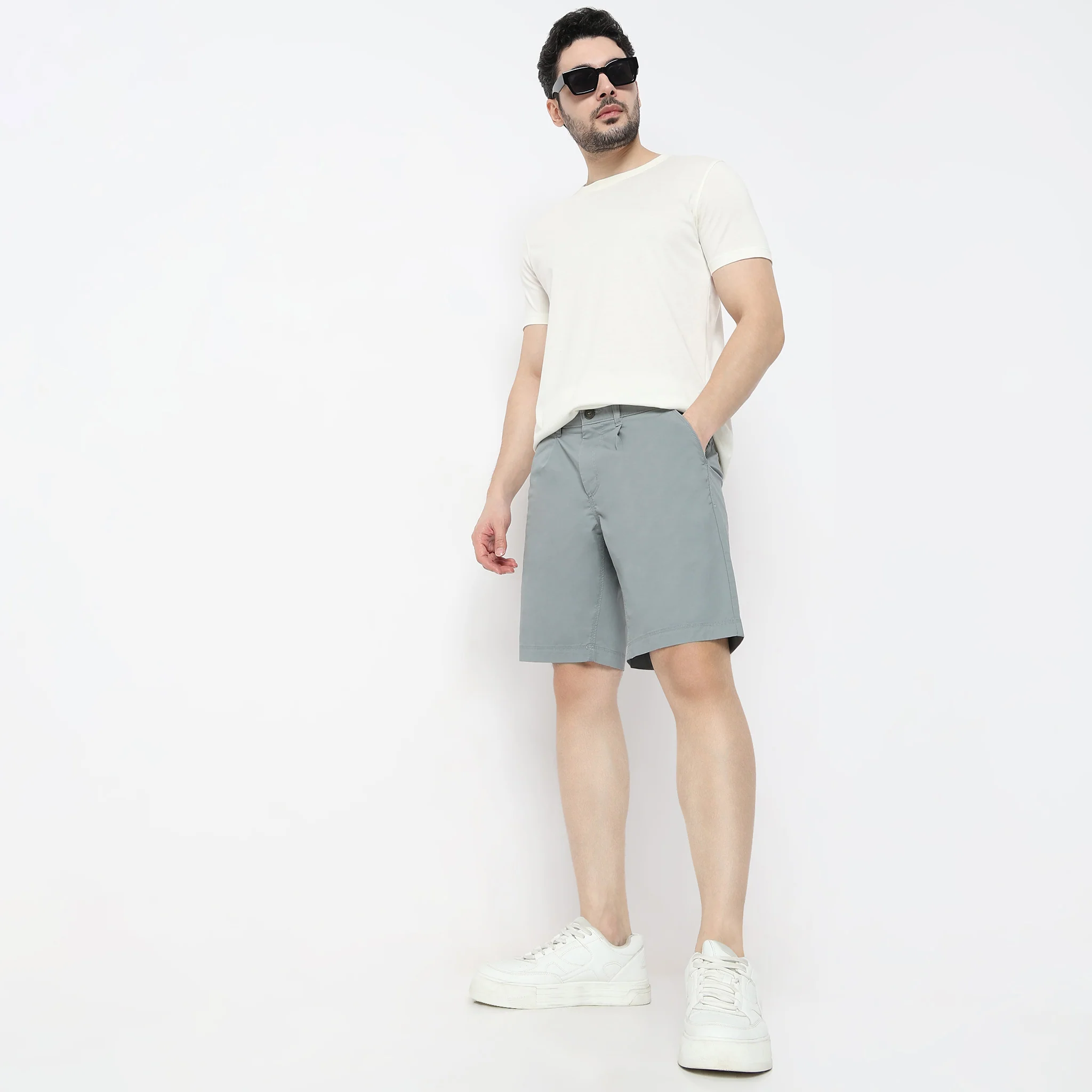 Varsity Activeᵉˣ Shorts - Cotton Chino With E-fast® Stretch - Knee Length With Active Waist - Image 41