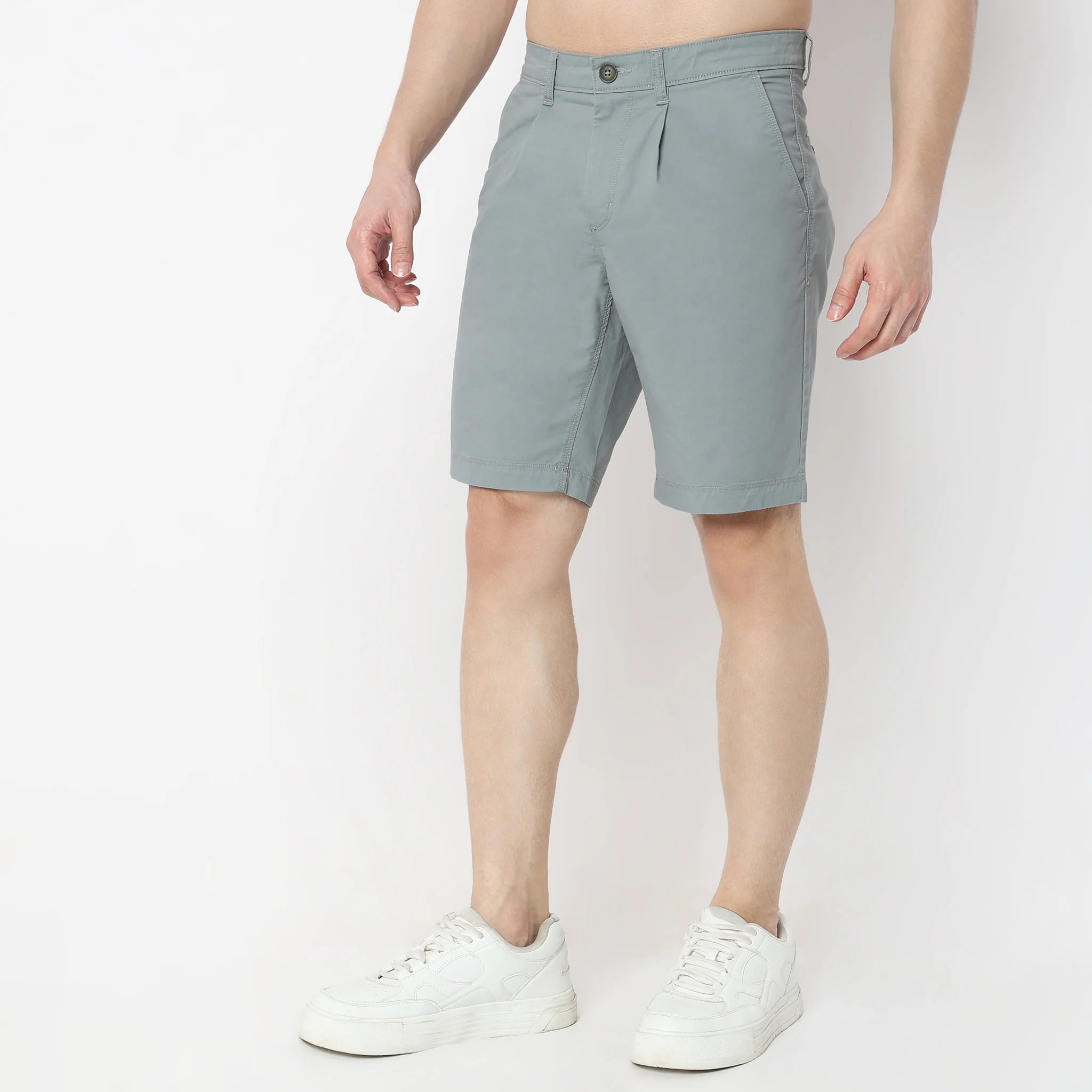 Varsity Activeᵉˣ Shorts - Cotton Chino With E-fast® Stretch - Knee Length With Active Waist - Image 44