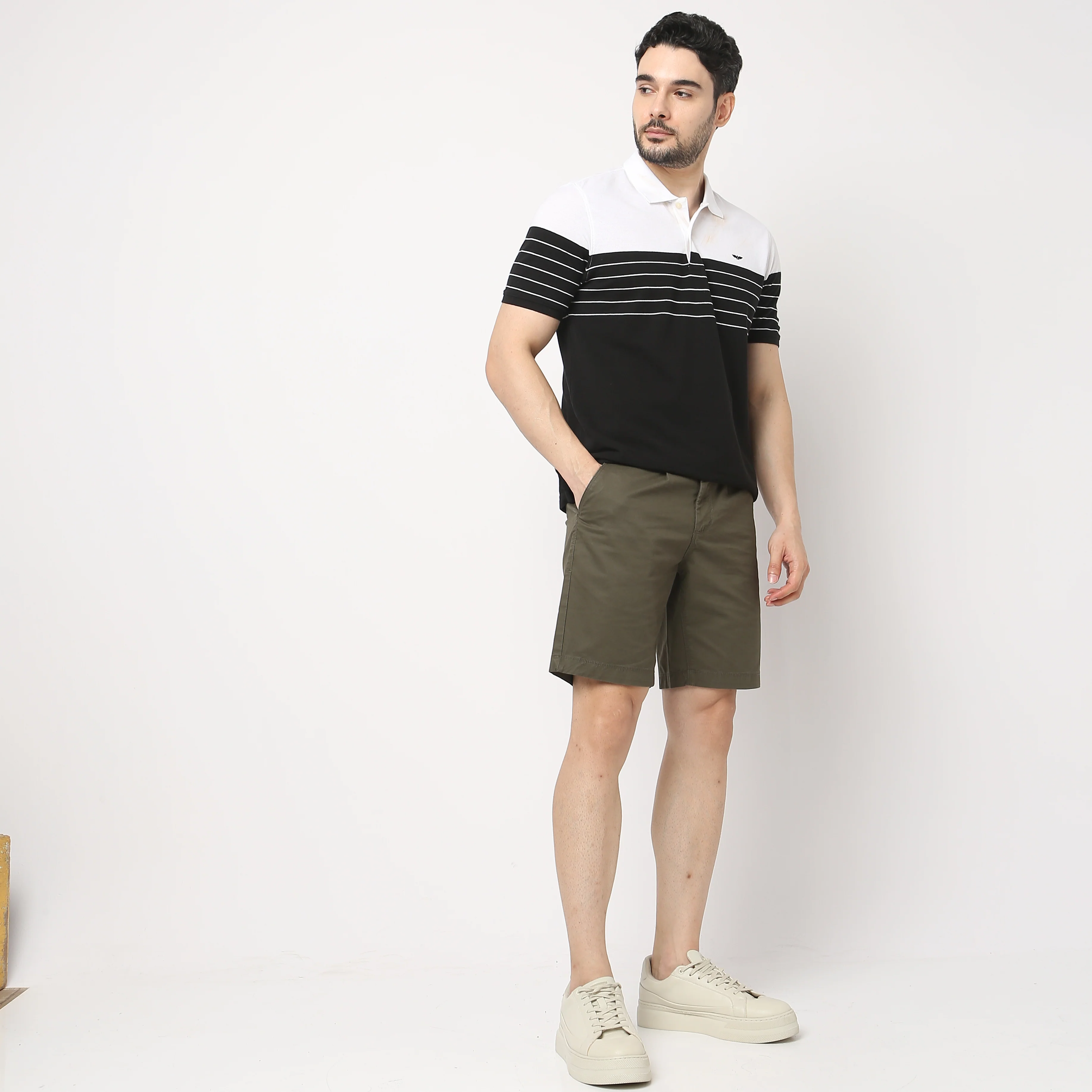 Varsity Activeᵉˣ Shorts - Cotton Chino With E-fast® Stretch - Knee Length With Active Waist - Image 6