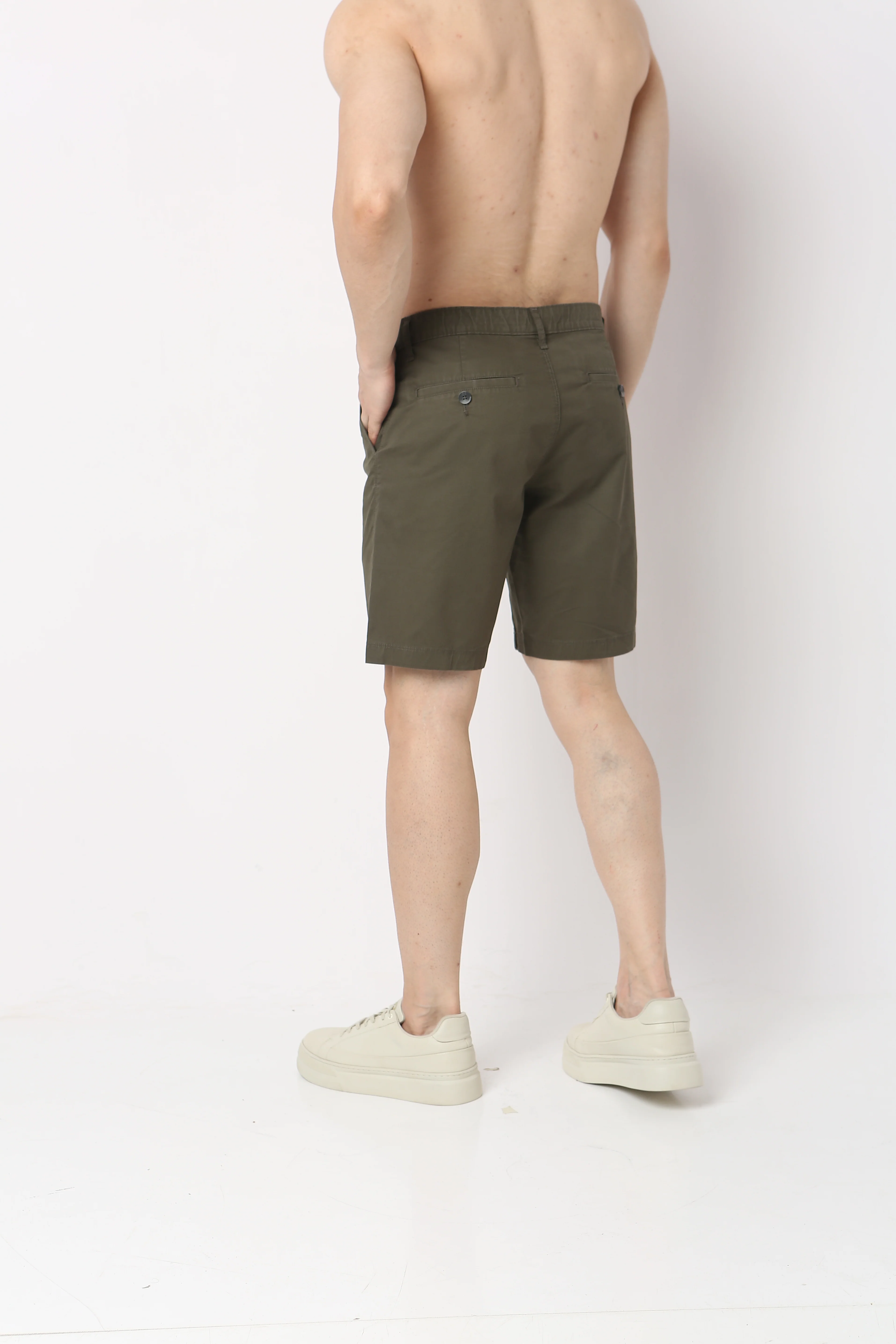 Varsity Activeᵉˣ Shorts - Cotton Chino With E-fast® Stretch - Knee Length With Active Waist - Image 8