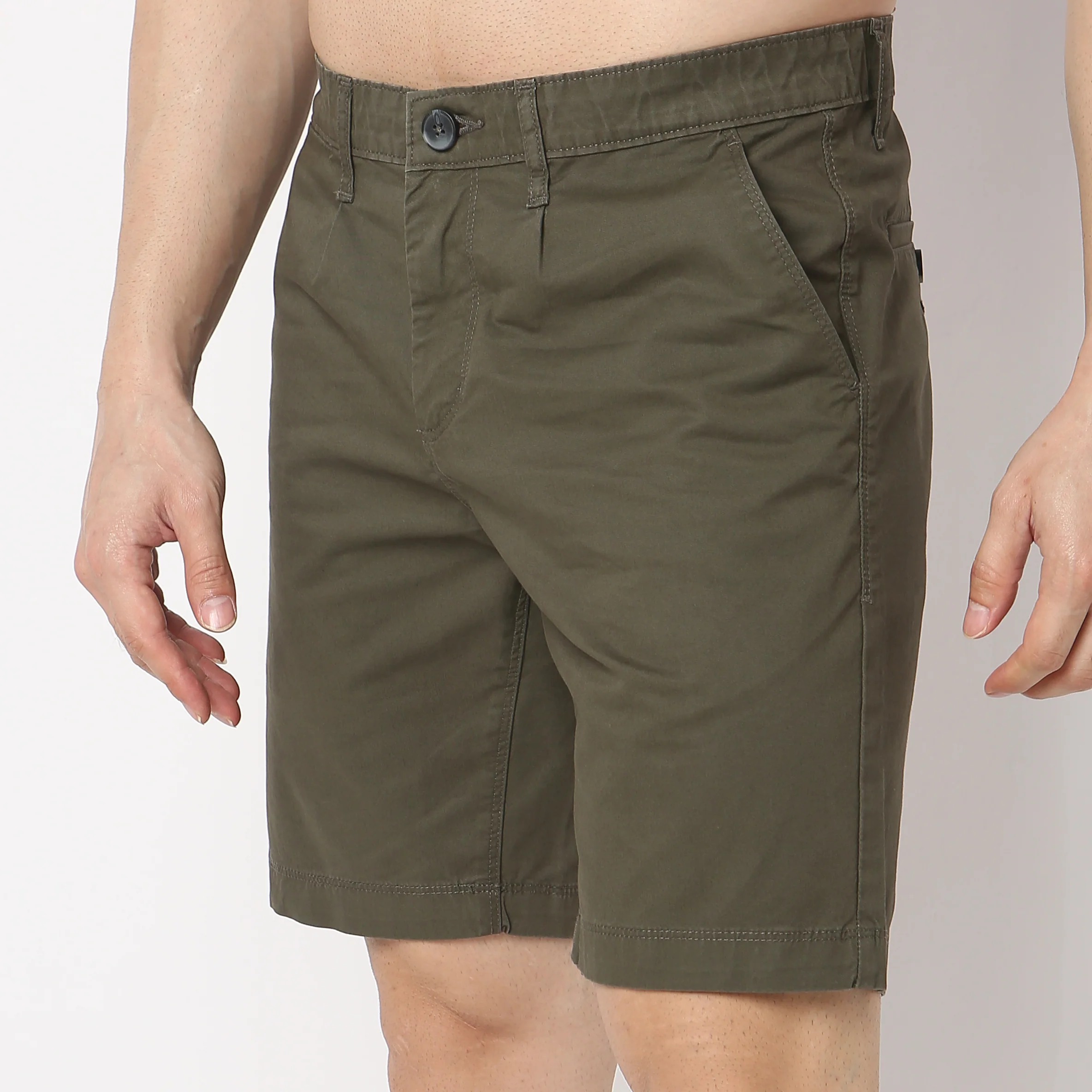 Varsity Activeᵉˣ Shorts - Cotton Chino With E-fast® Stretch - Knee Length With Active Waist - Image 9