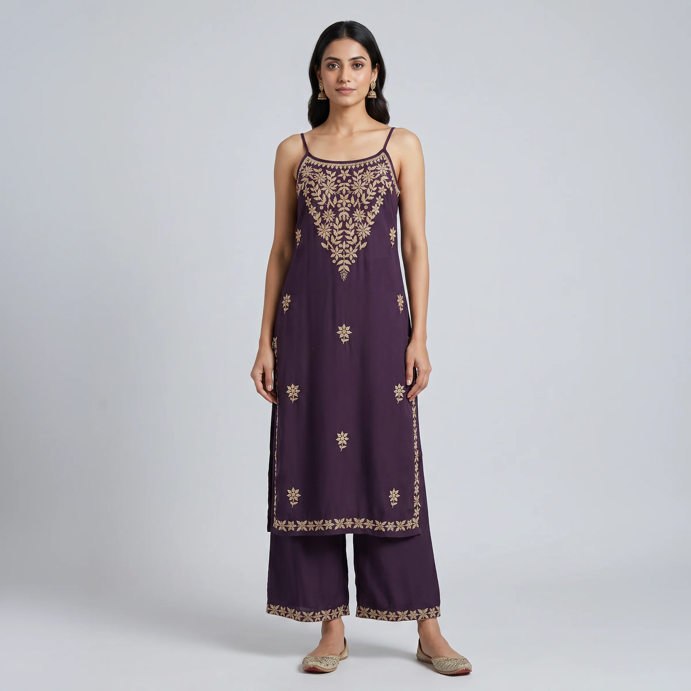 Wide Leg Mid Rise Palazzos - Image 5
