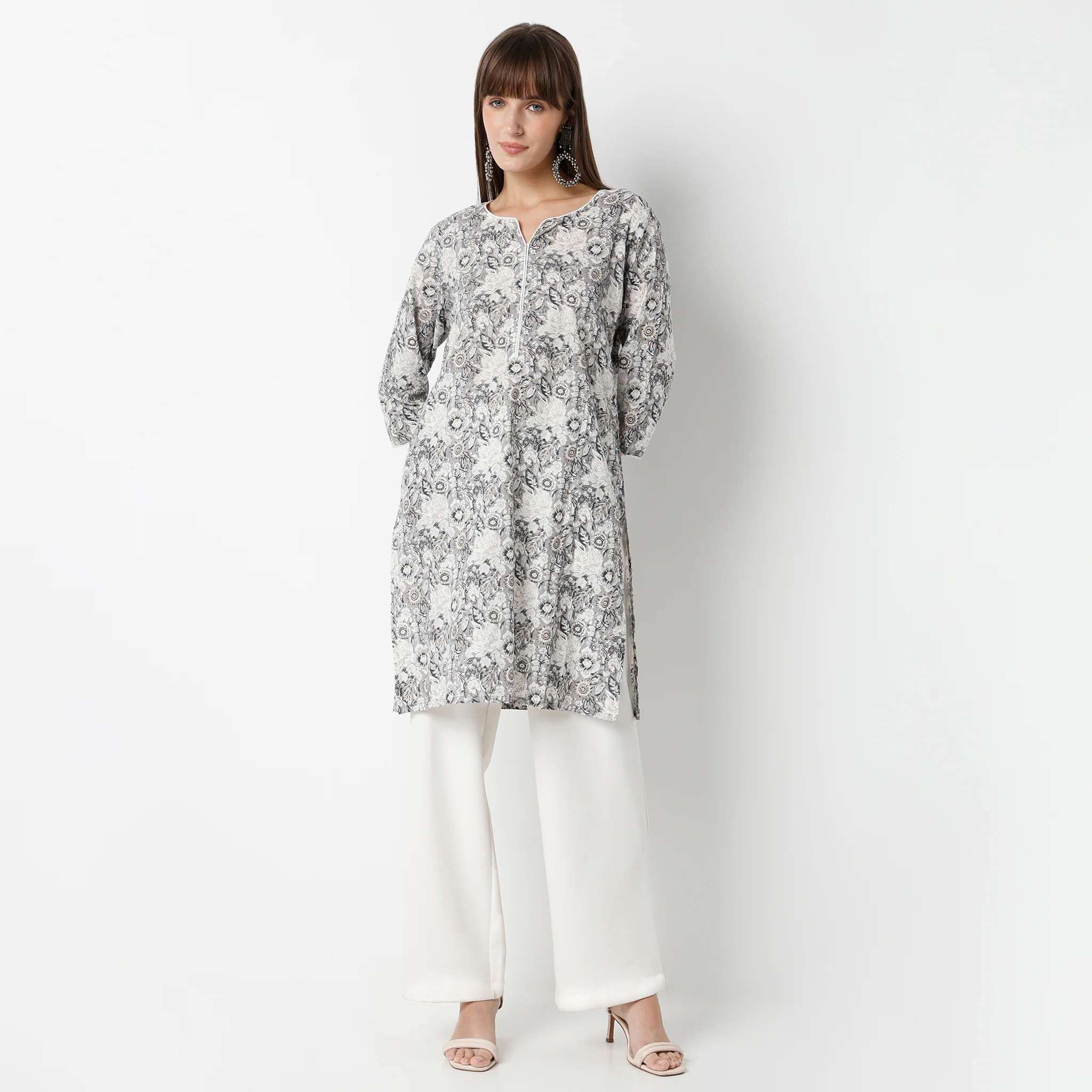 Floral Straight Kurta