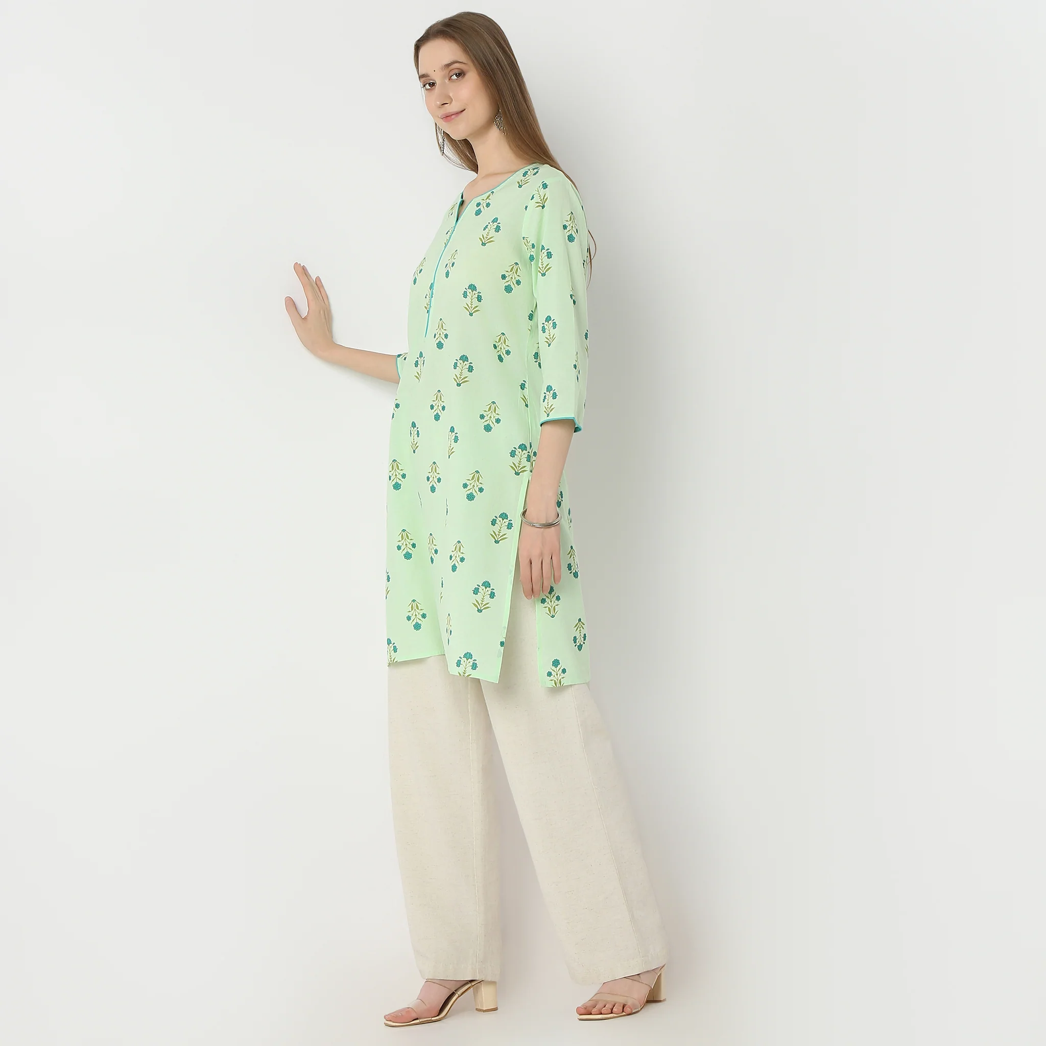 Floral Straight Kurta